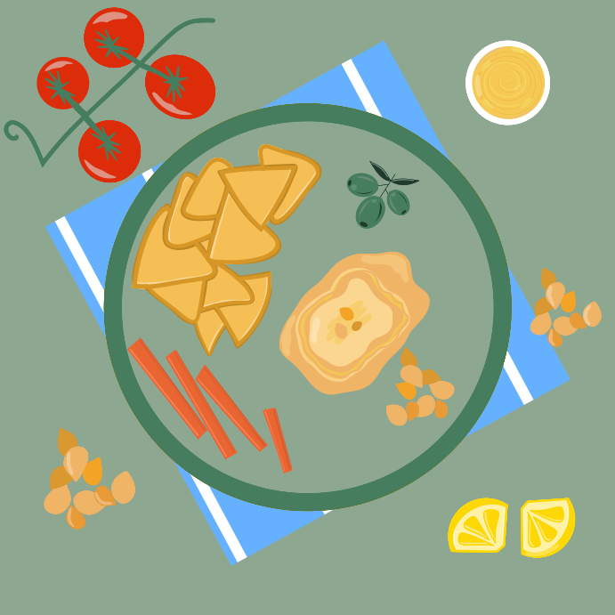 A plate of food with a fork and knife