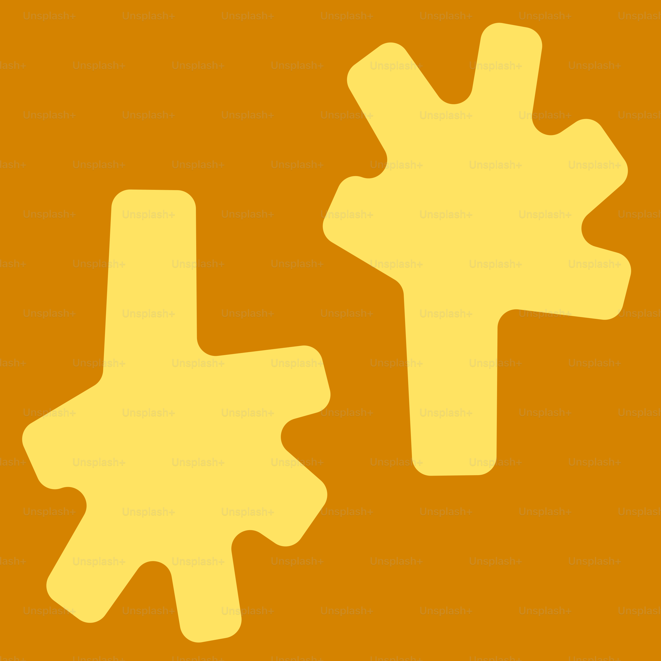 A yellow square with two white crosses on it