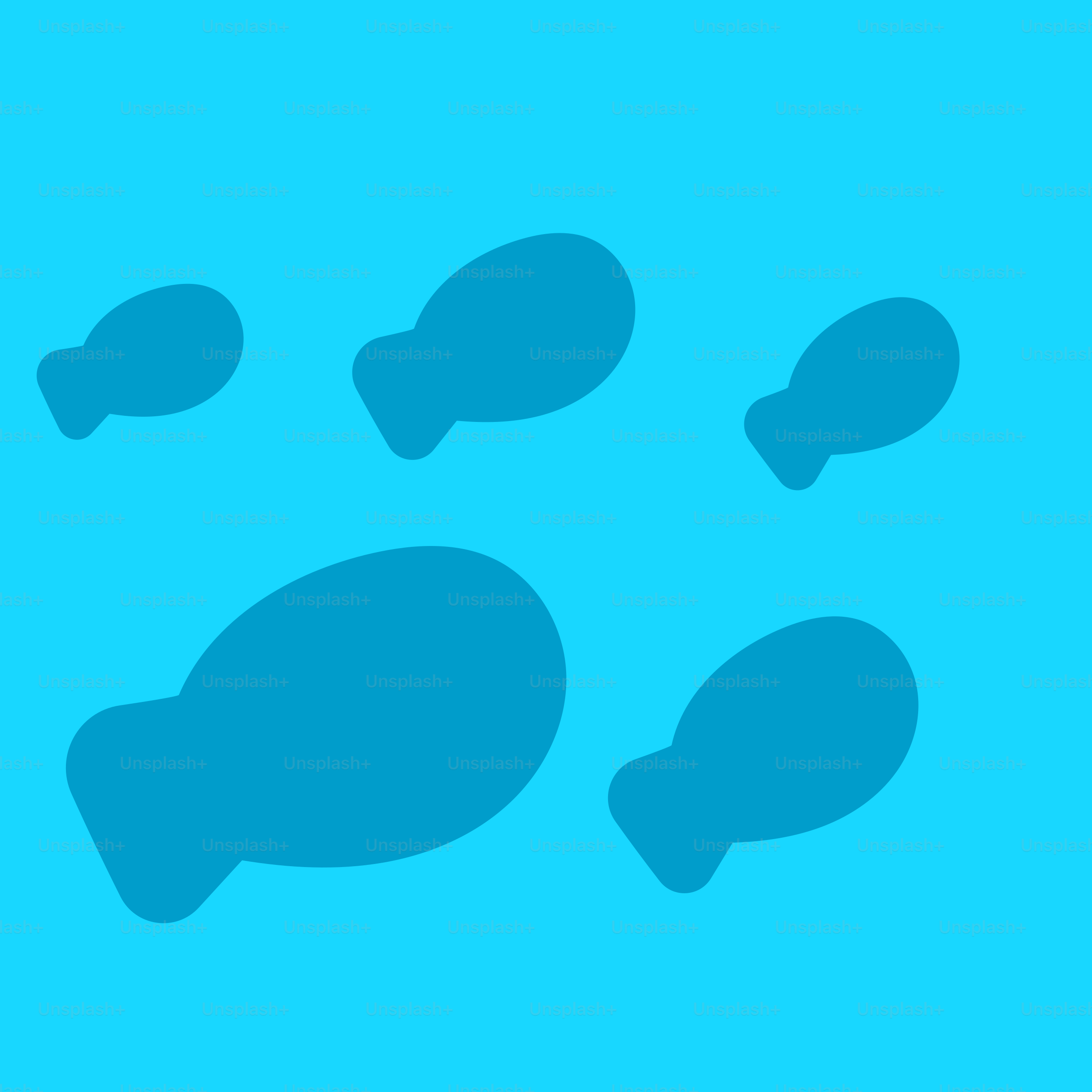 Un groupe de bulles de dialogue sur un fond bleu