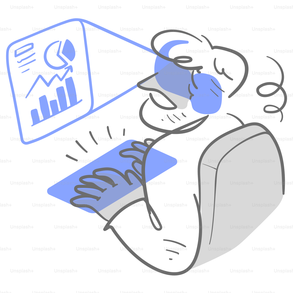 Ein Mann, der auf einem Stuhl mit einem Laptop sitzt