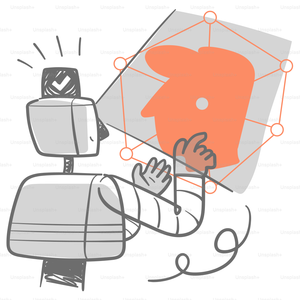 A drawing of a person with a broken arm