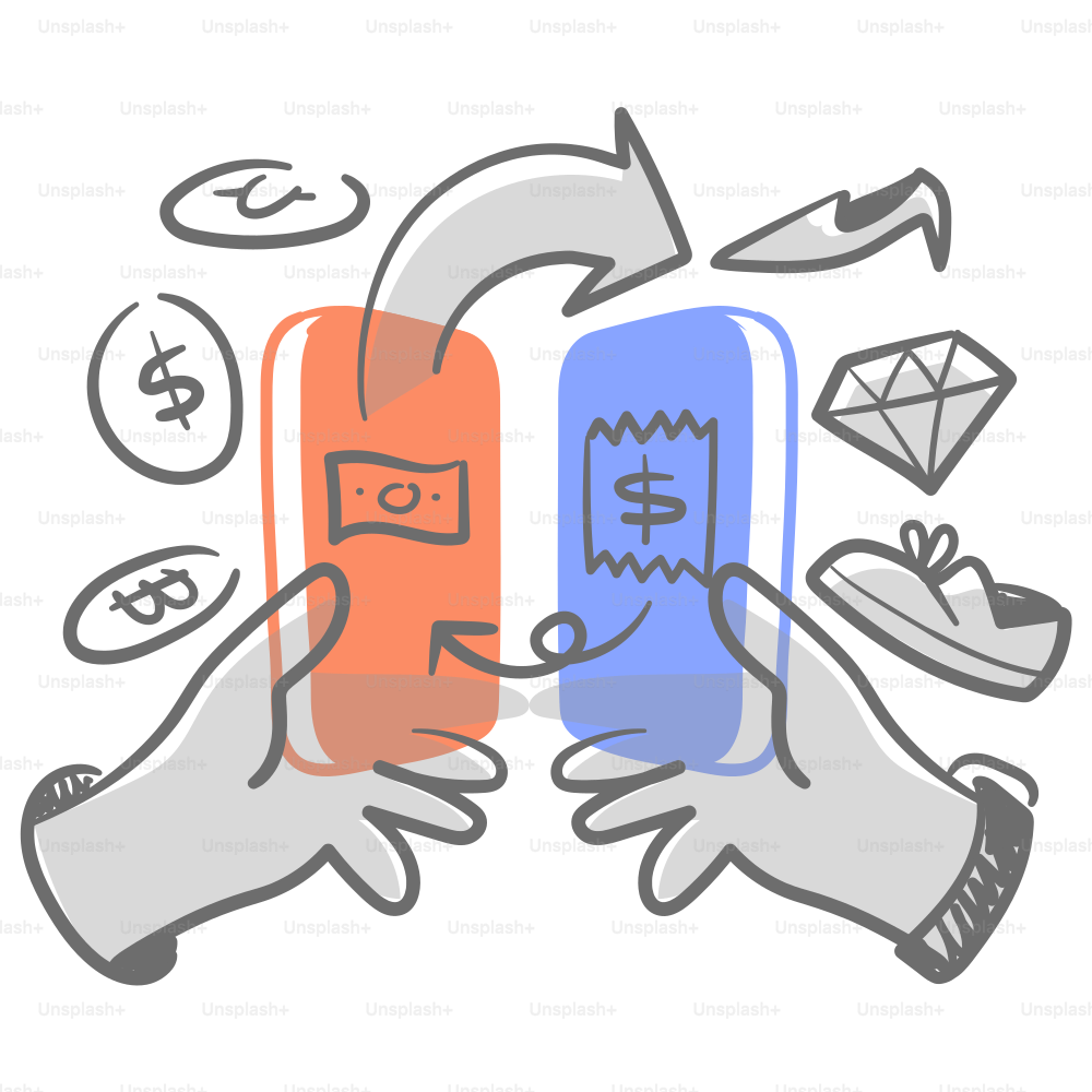 A couple of hands holding a smart phone