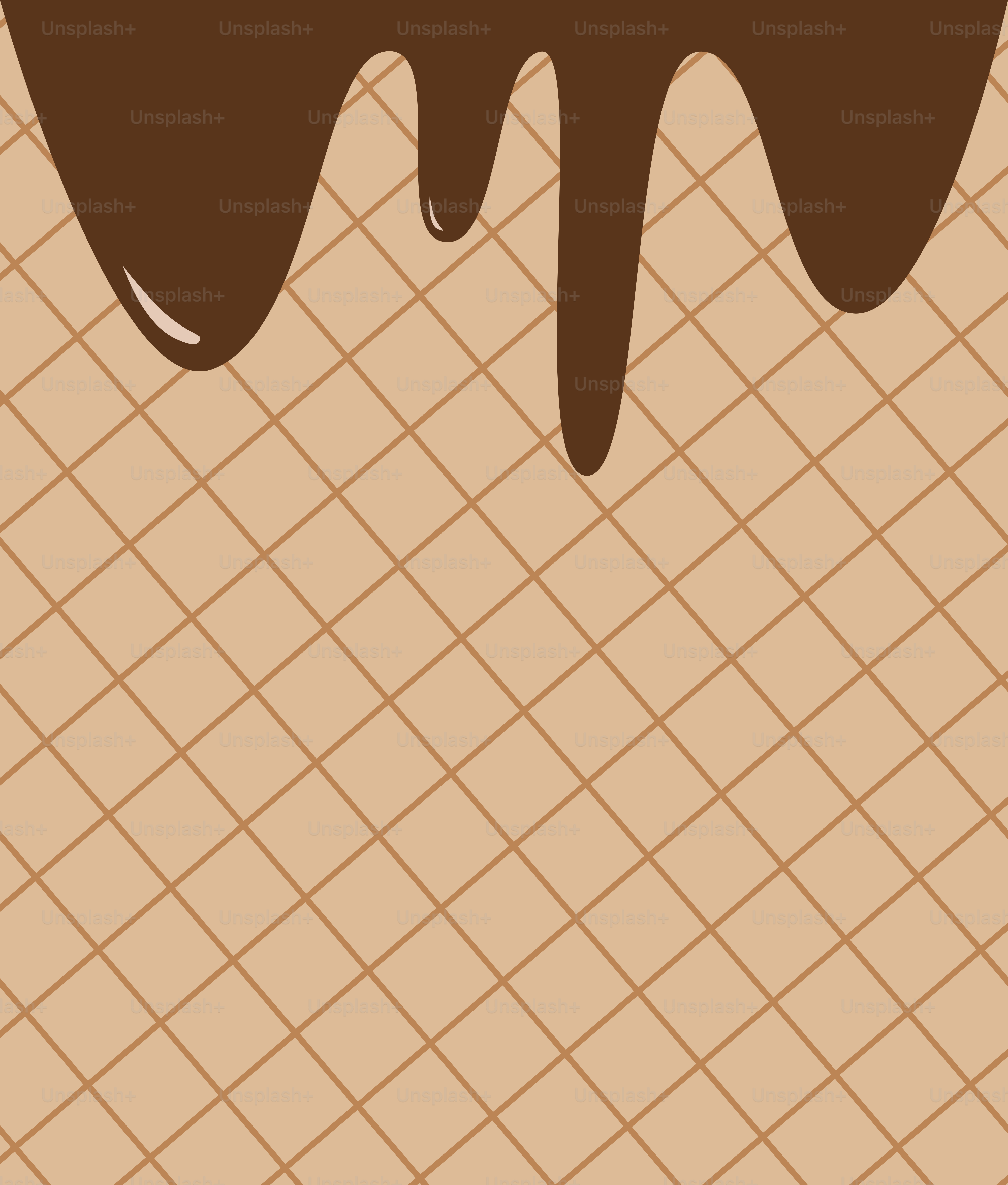 초콜릿 아이싱을 얹은 케이크 한 조각 벡터 – Unsplash의 배경화면 이미지, image size:3000x3525