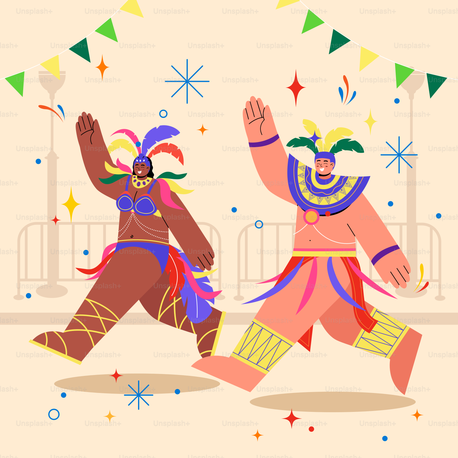 Quelques personnes qui se tiennent dans la rue