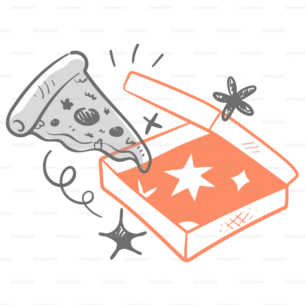 A pizza box with a slice of pizza in it