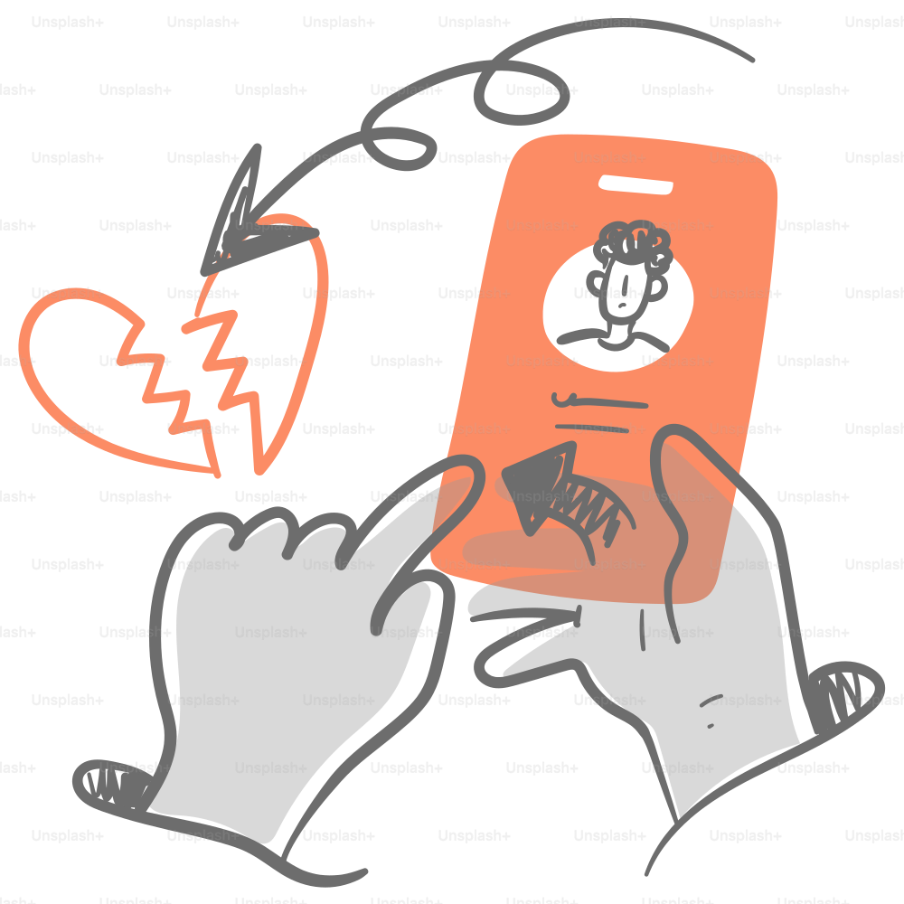 A hand holding a smart phone with a cartoon character on it