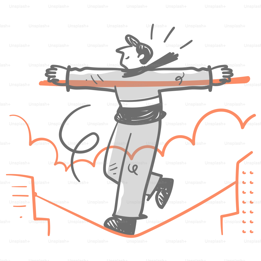 Un disegno di un uomo che tiene una mazza da baseball