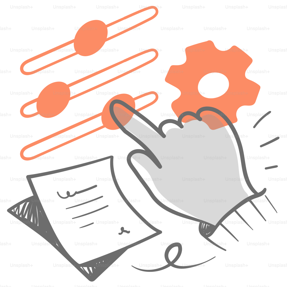 A hand is pointing at a piece of paper
