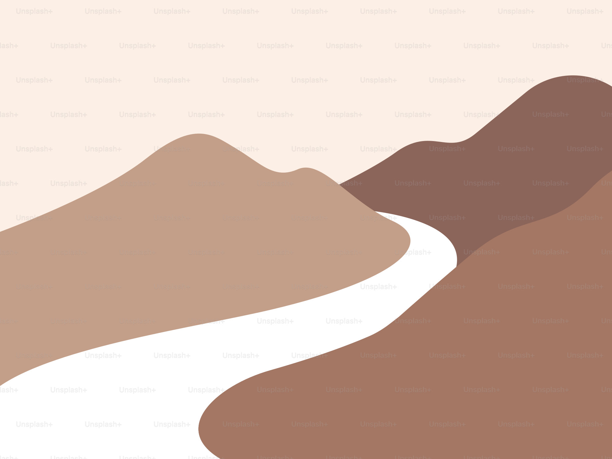 A picture of a mountain range with a river running through it