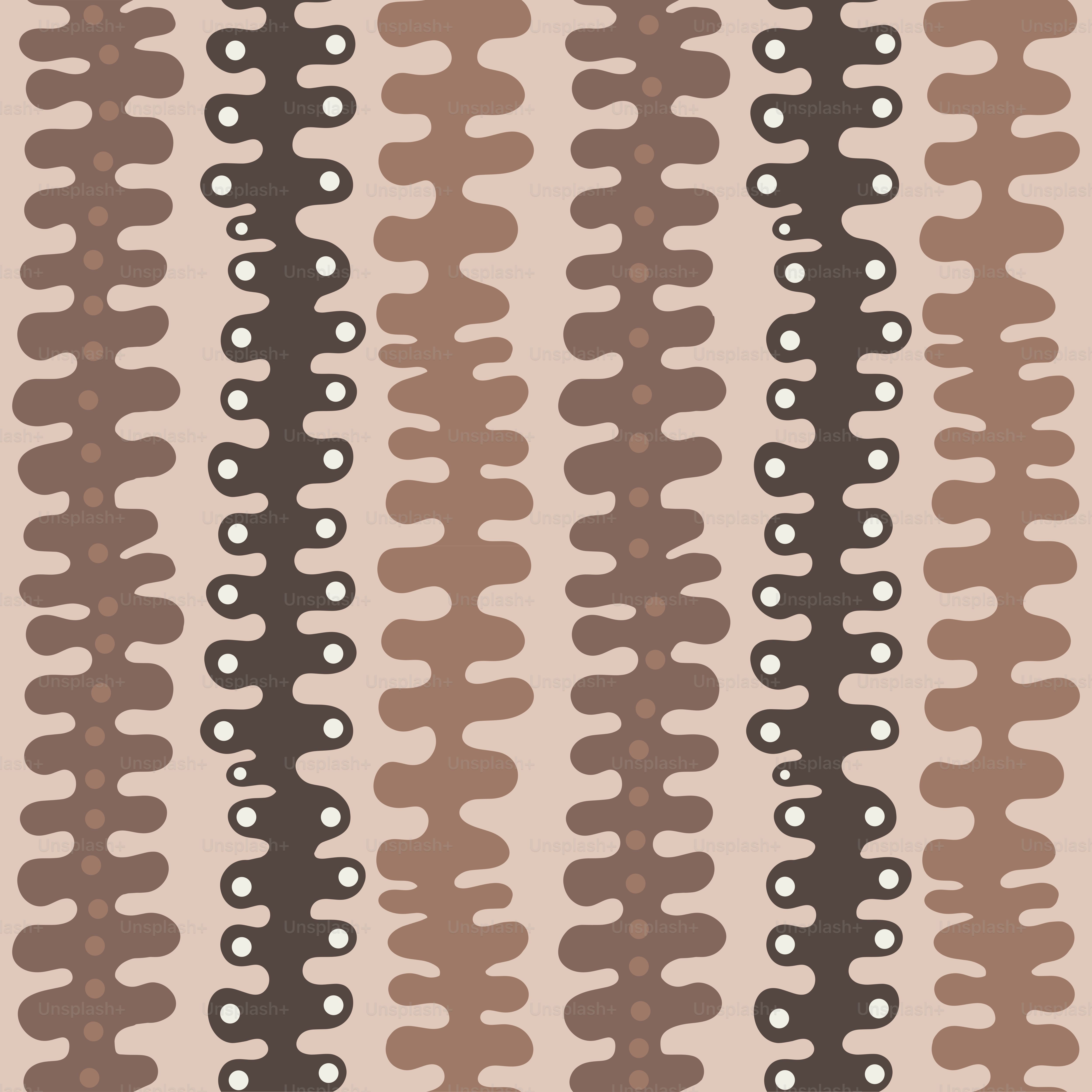 ベージュの背景に茶色と黒のストライプ模様