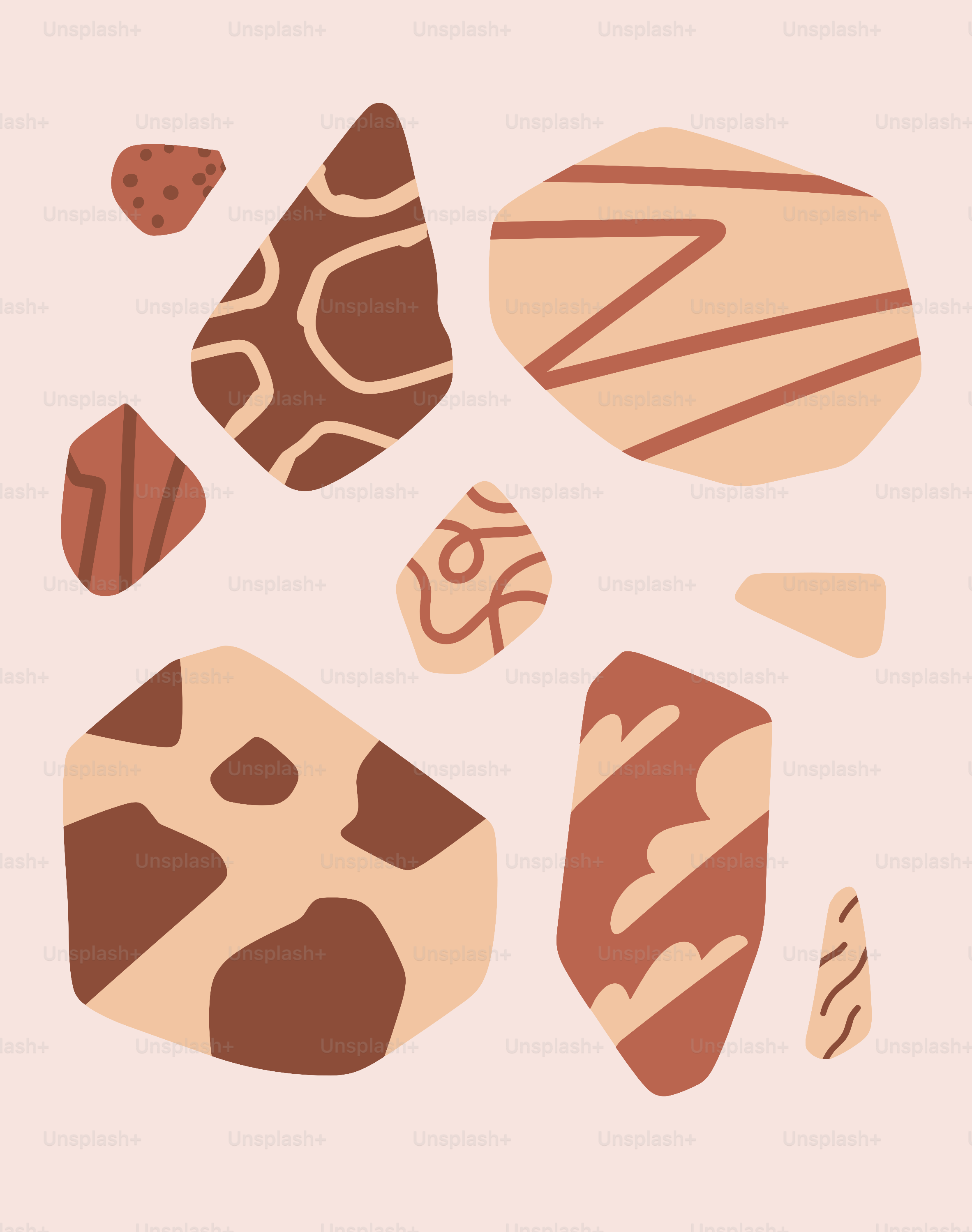 A bunch of different types of chocolates on a pink background