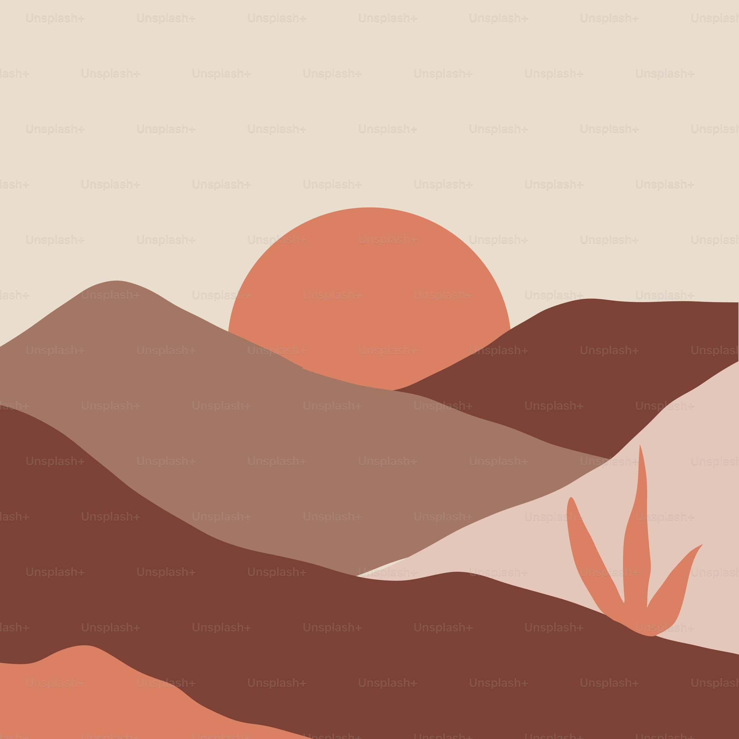 A picture of a mountain with the sun in the background