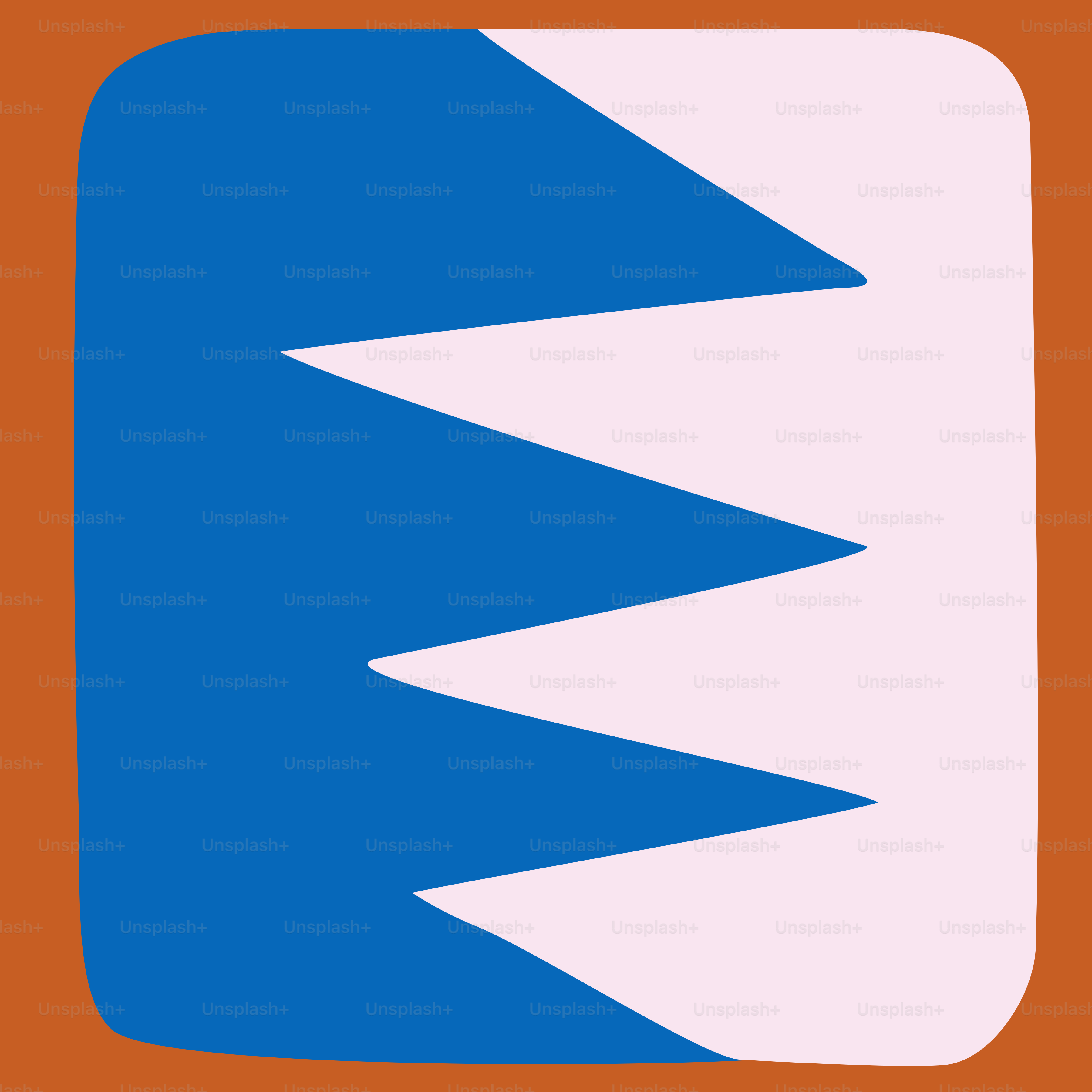 A blue and white square with a blue and white rectangle