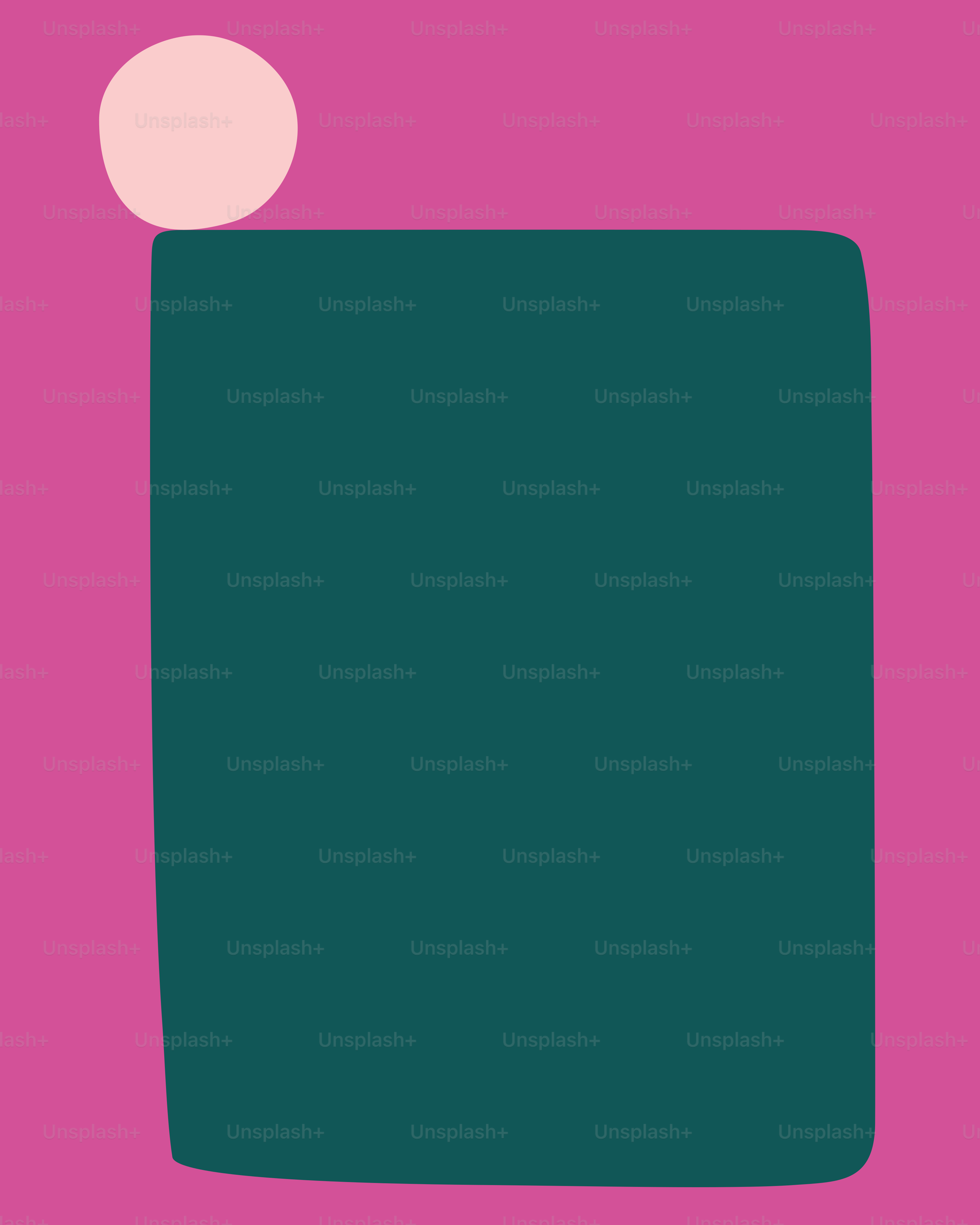 A pink square with a green square on it