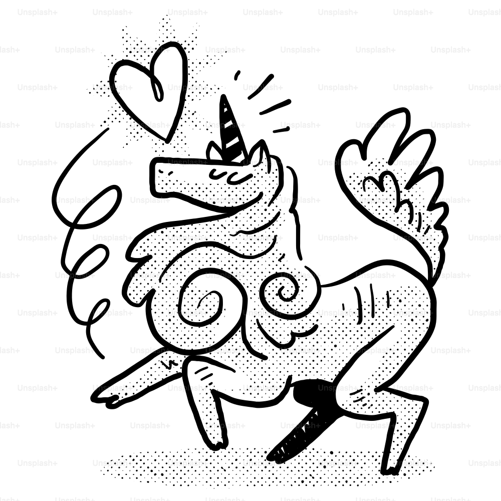 HD dibujos de unicornios wallpapers | Peakpx, image size:3000x3000