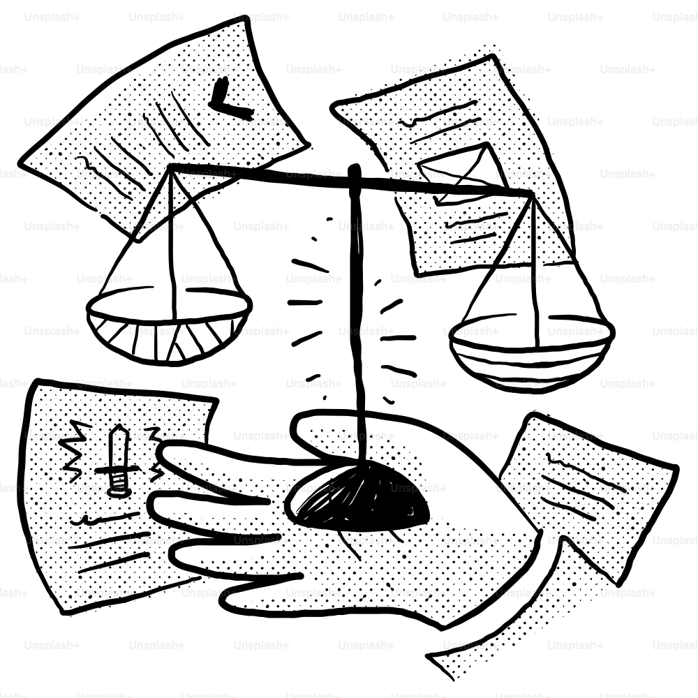 天秤を持つ手の絵のベクター – Unsplashの紙の画像