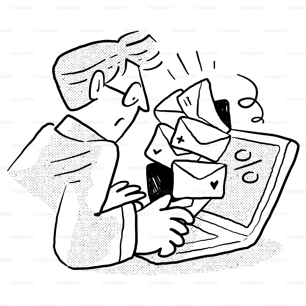 A man is looking at a computer screen