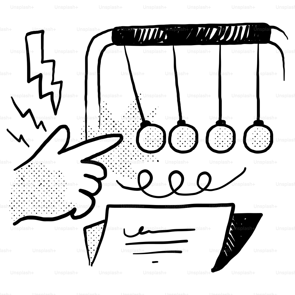 A drawing of a hand holding a piece of paper