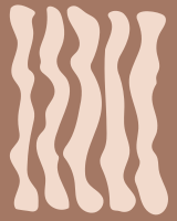 A brown and white picture of wavy lines