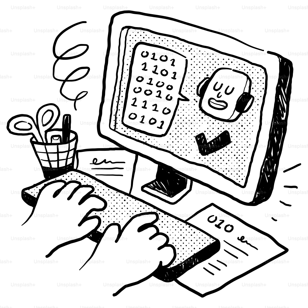 Una persona tecleando en un teclado de ordenador vector – Imagen de  Tecnología en Unsplash, image size:3000x3000