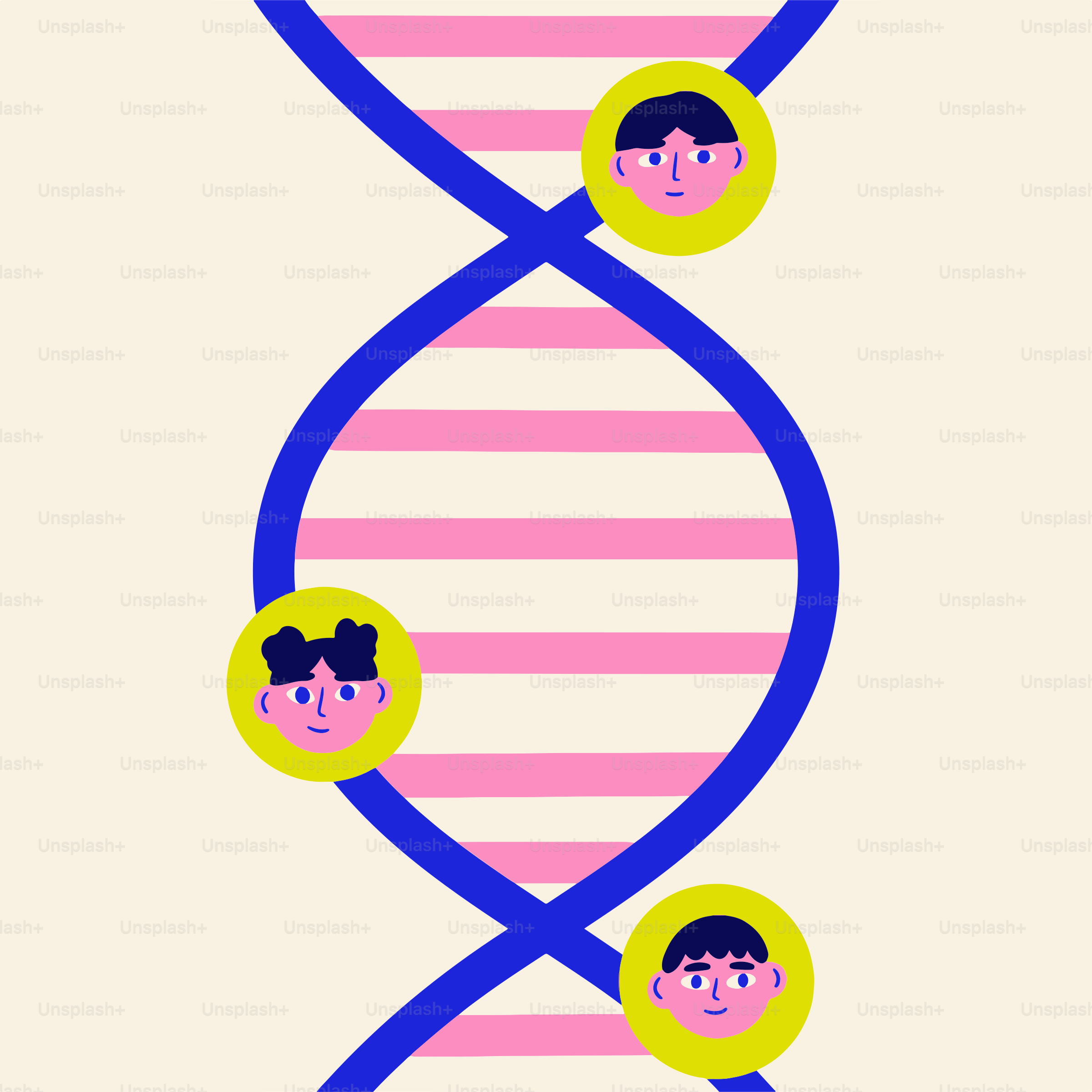 A poster with a picture of a man and a woman in the shape of a