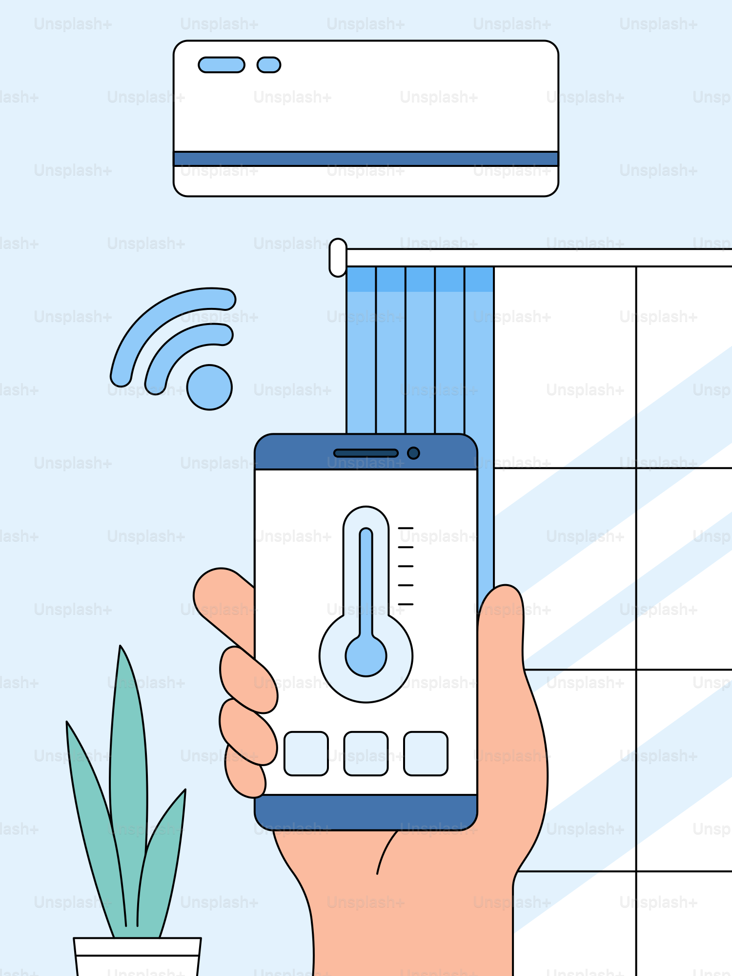 A person holding a smart phone in their hand