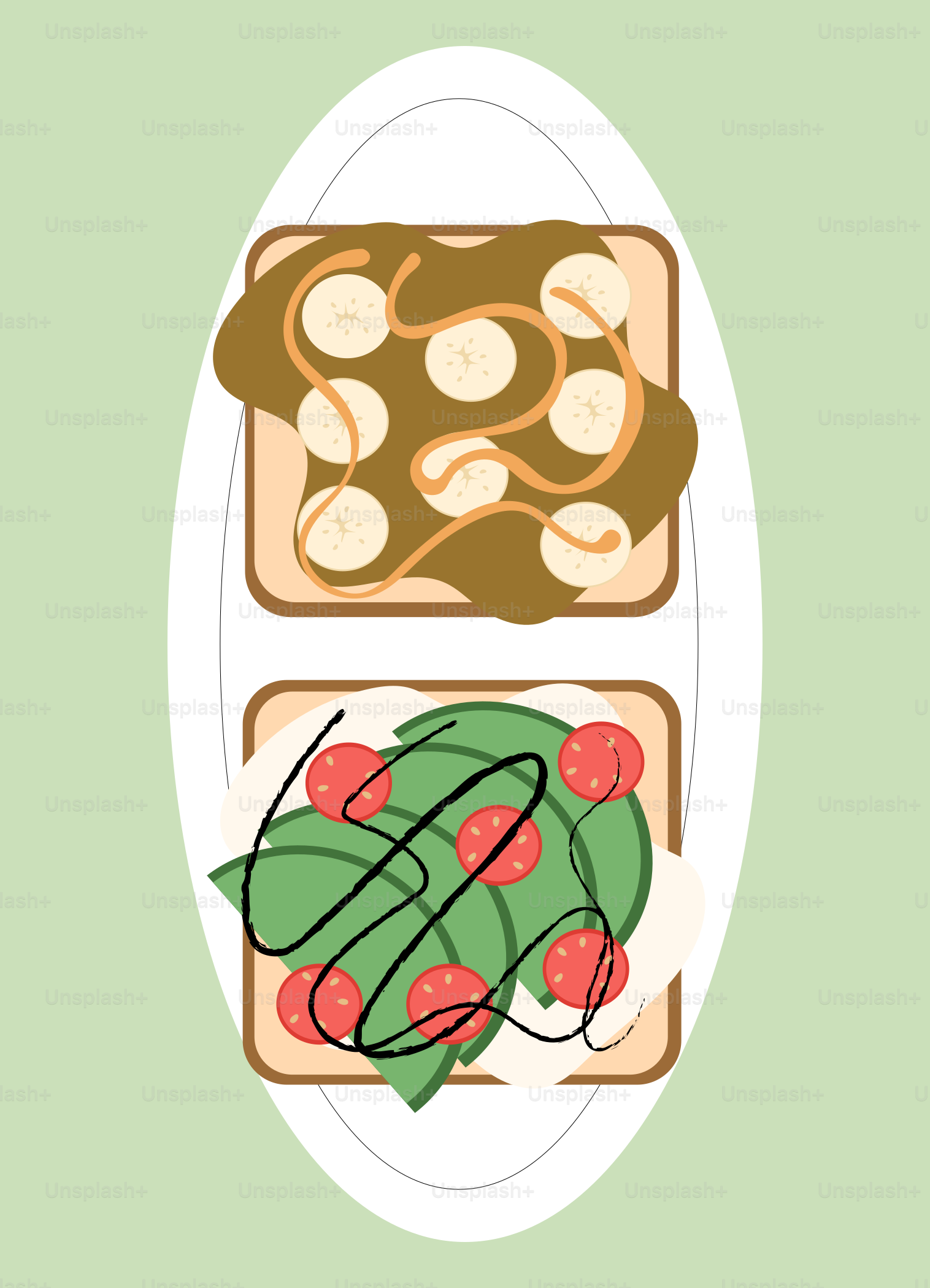 A picture of a sandwich with cherries on it