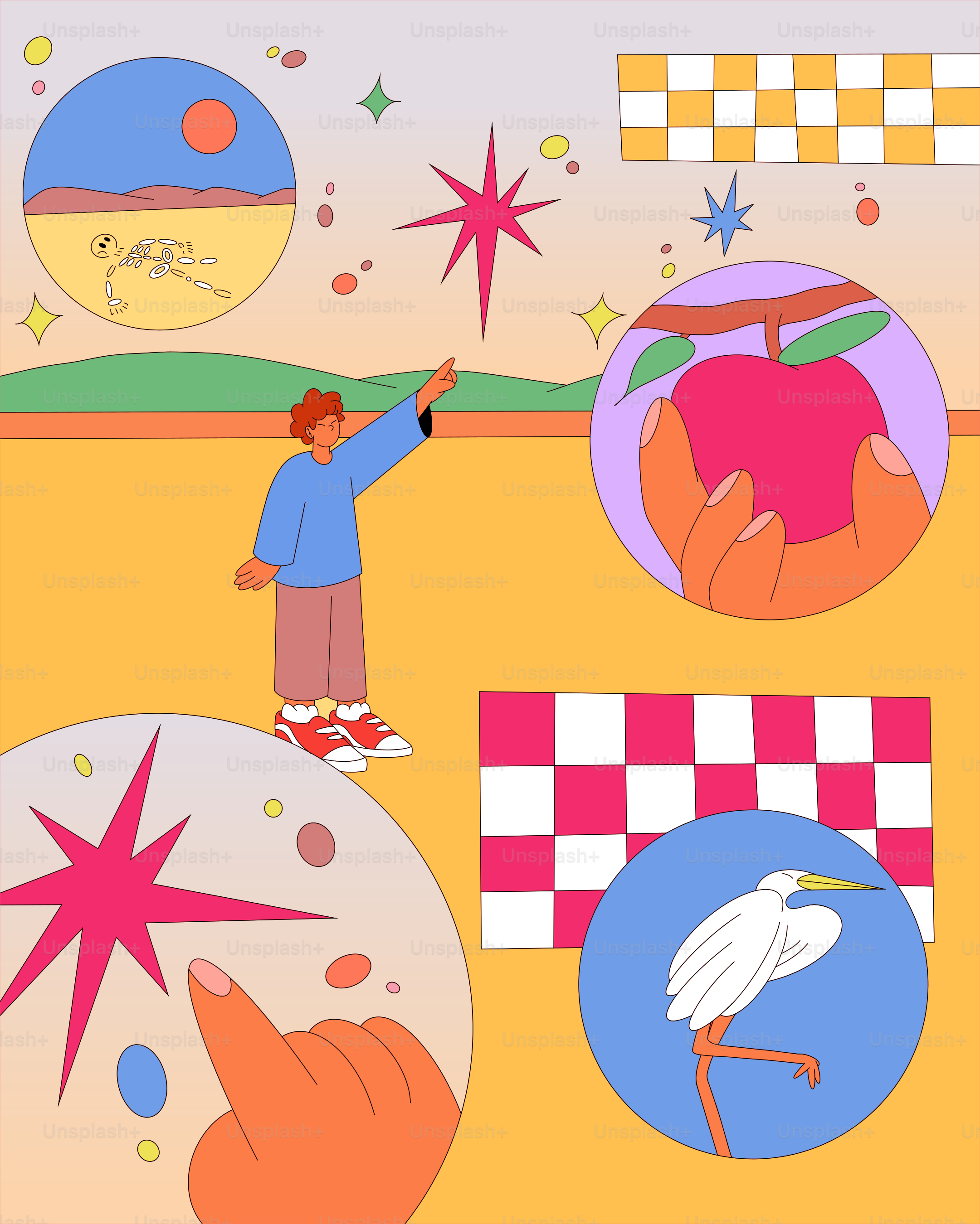 A person is painting a picture on a wall