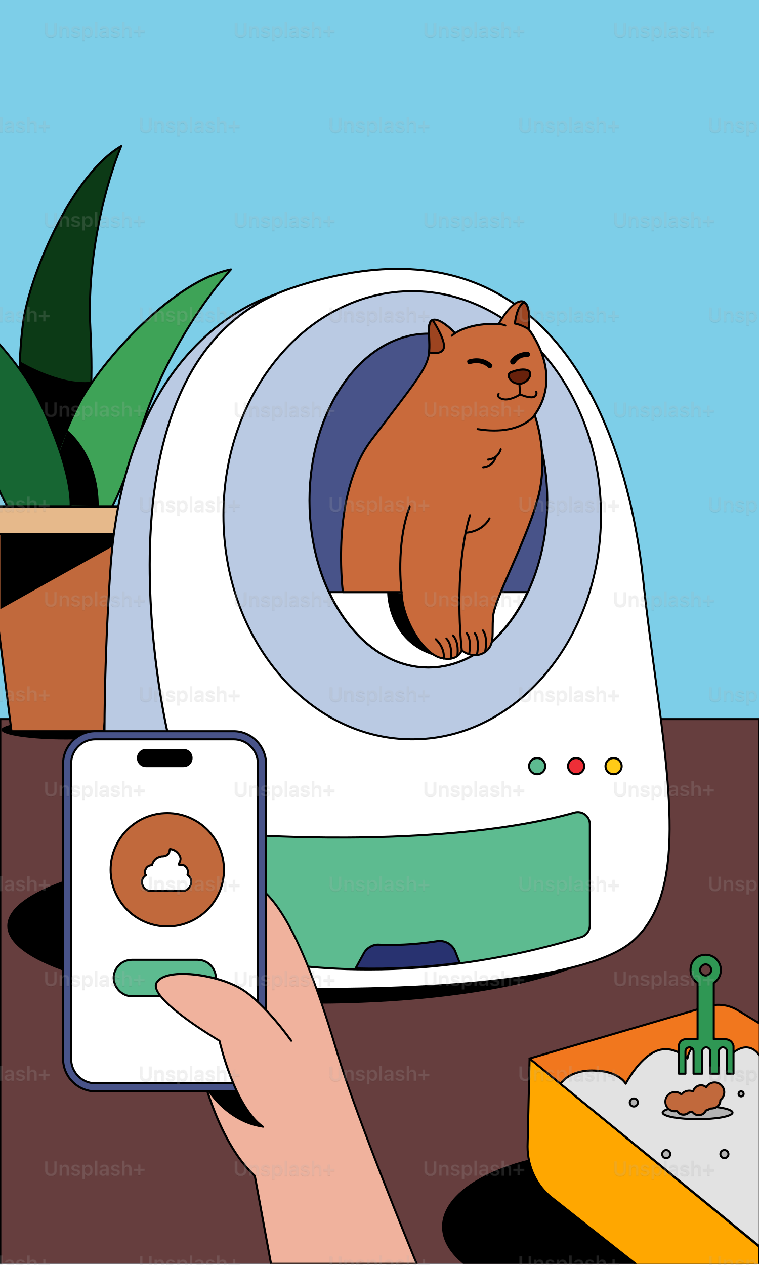 Uma pessoa segurando um celular em frente à tela de um computador