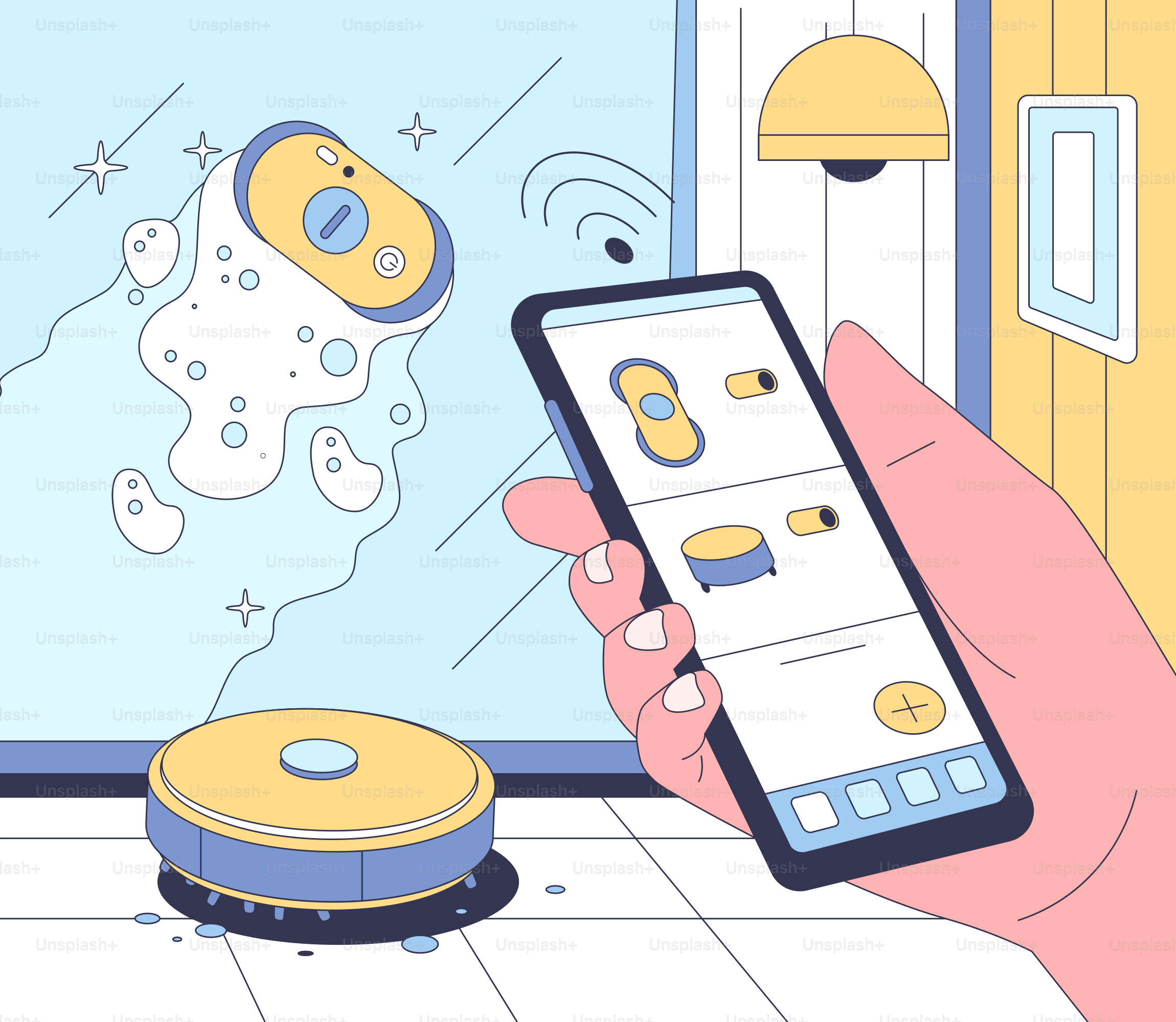 A person holding a cell phone in front of a window