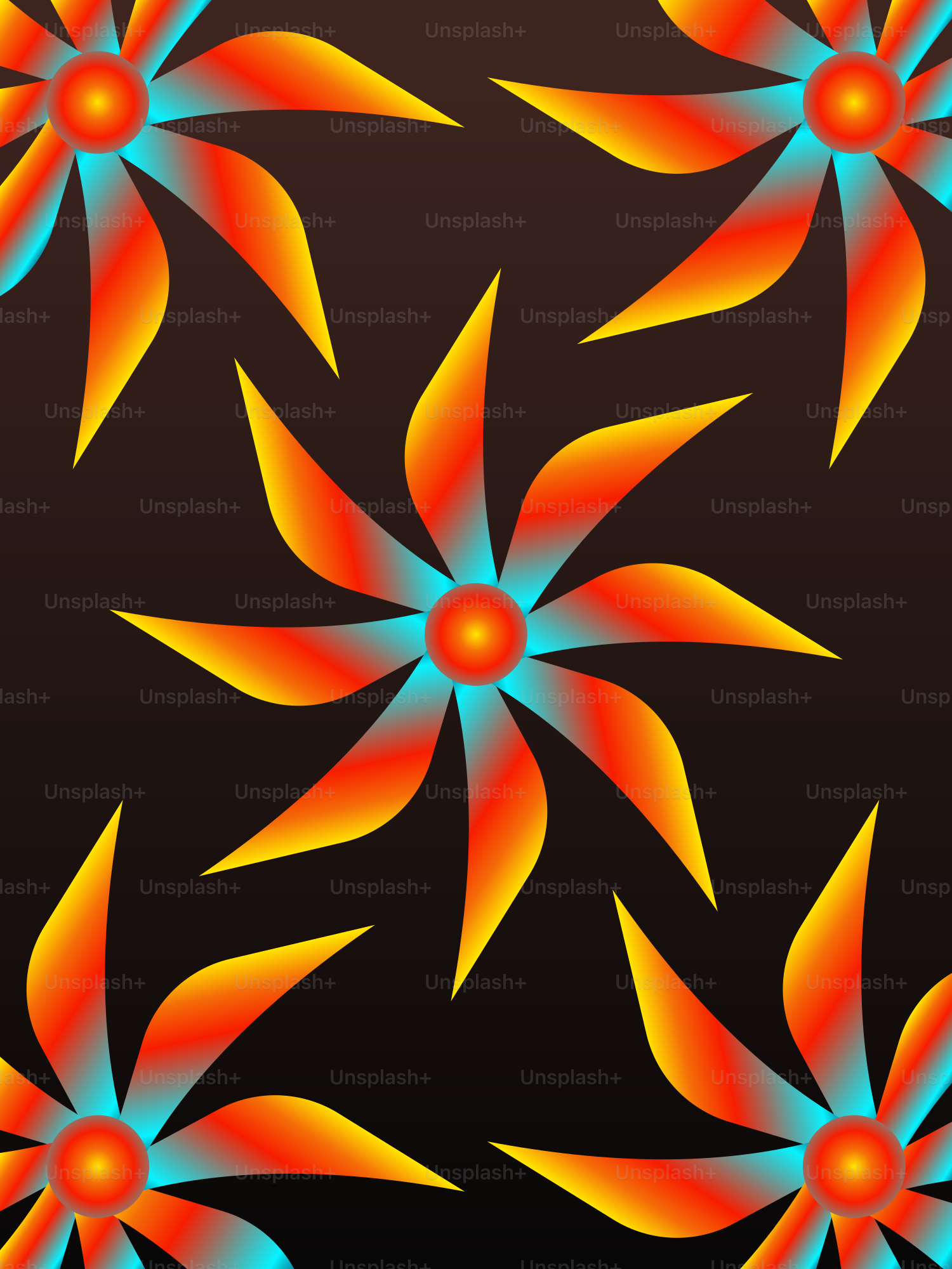 Une photo d’un bouquet de fleurs sur fond noir