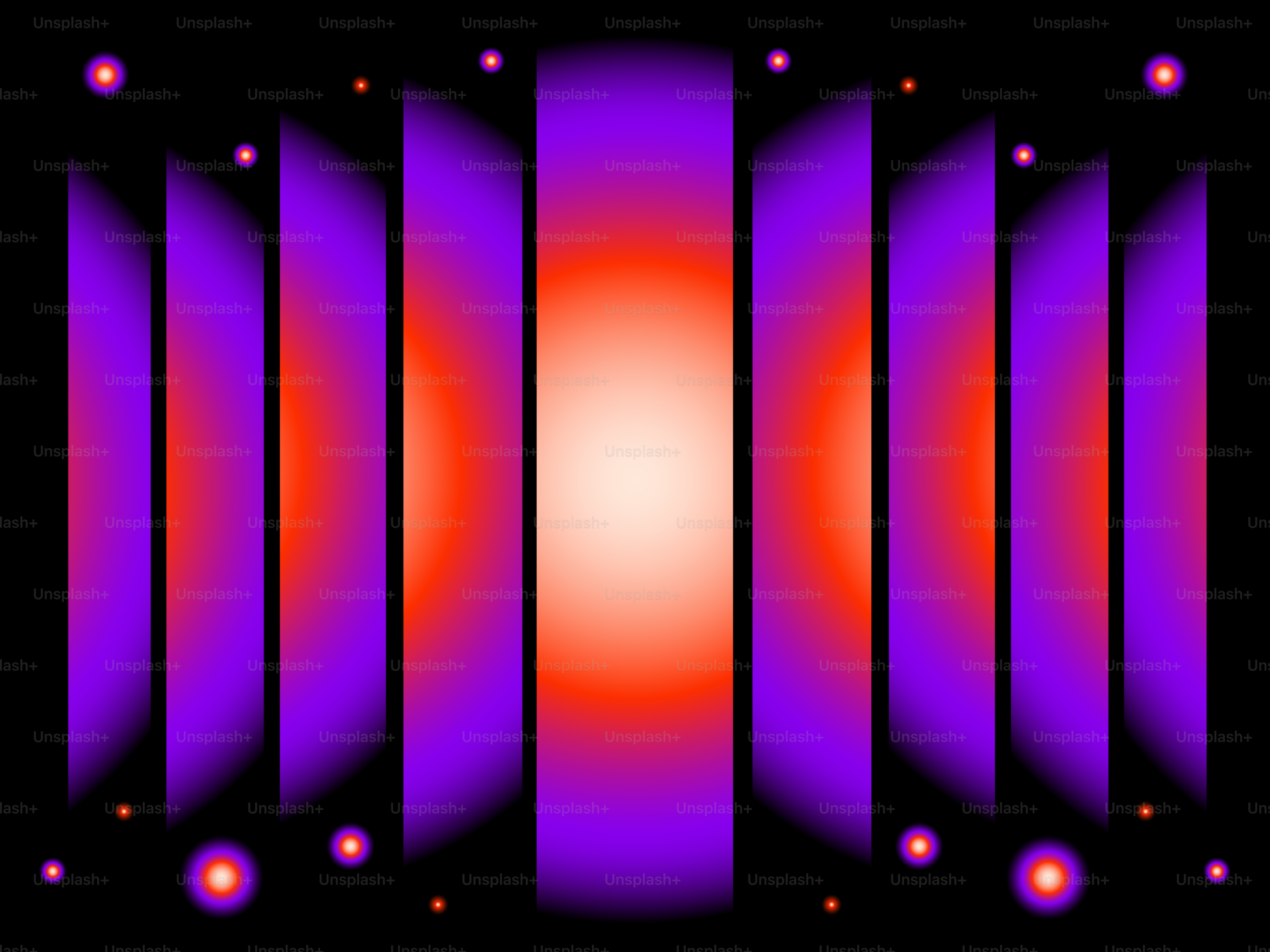 An image of a computer screen with a purple and red pattern on it