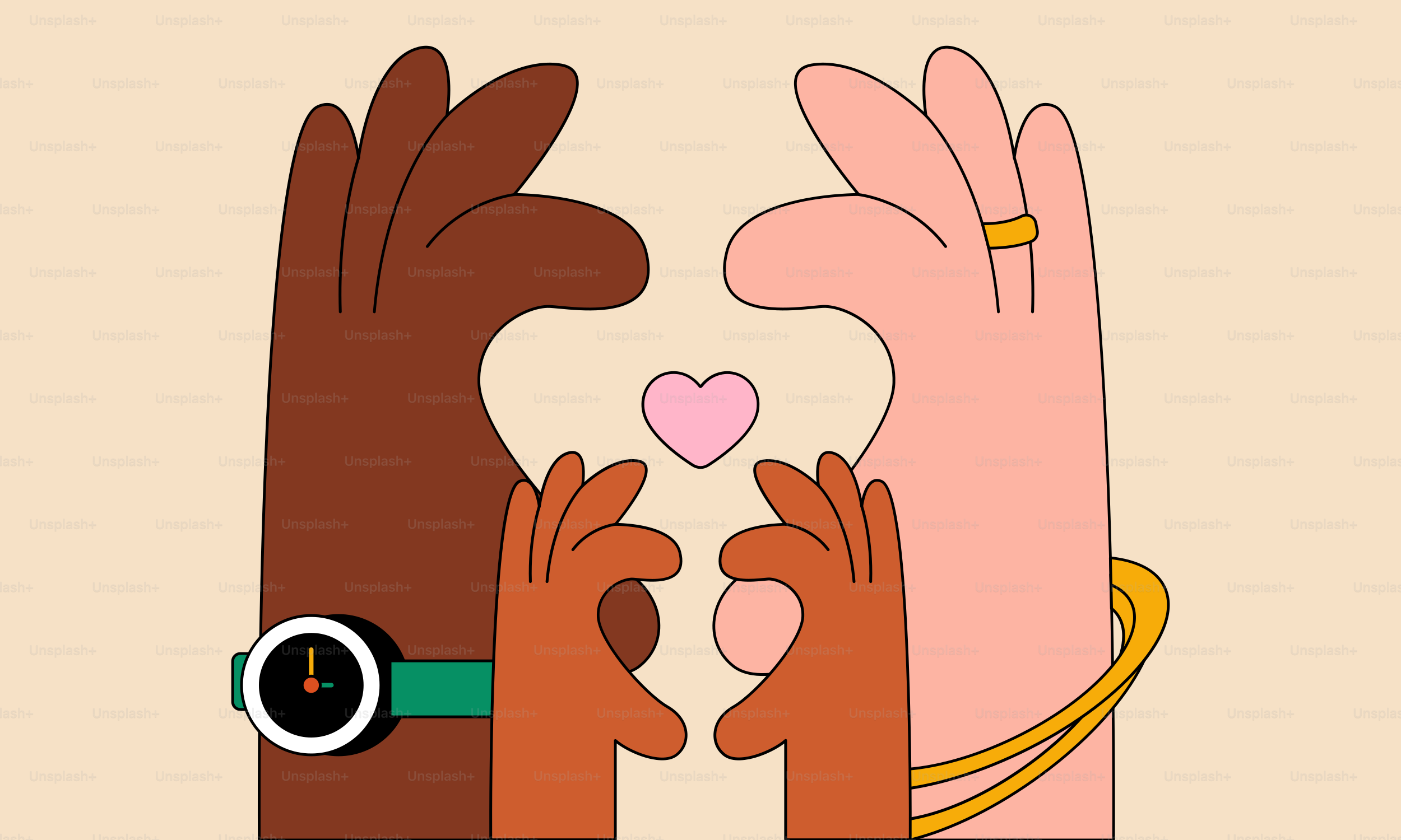 A couple of hands touching each other