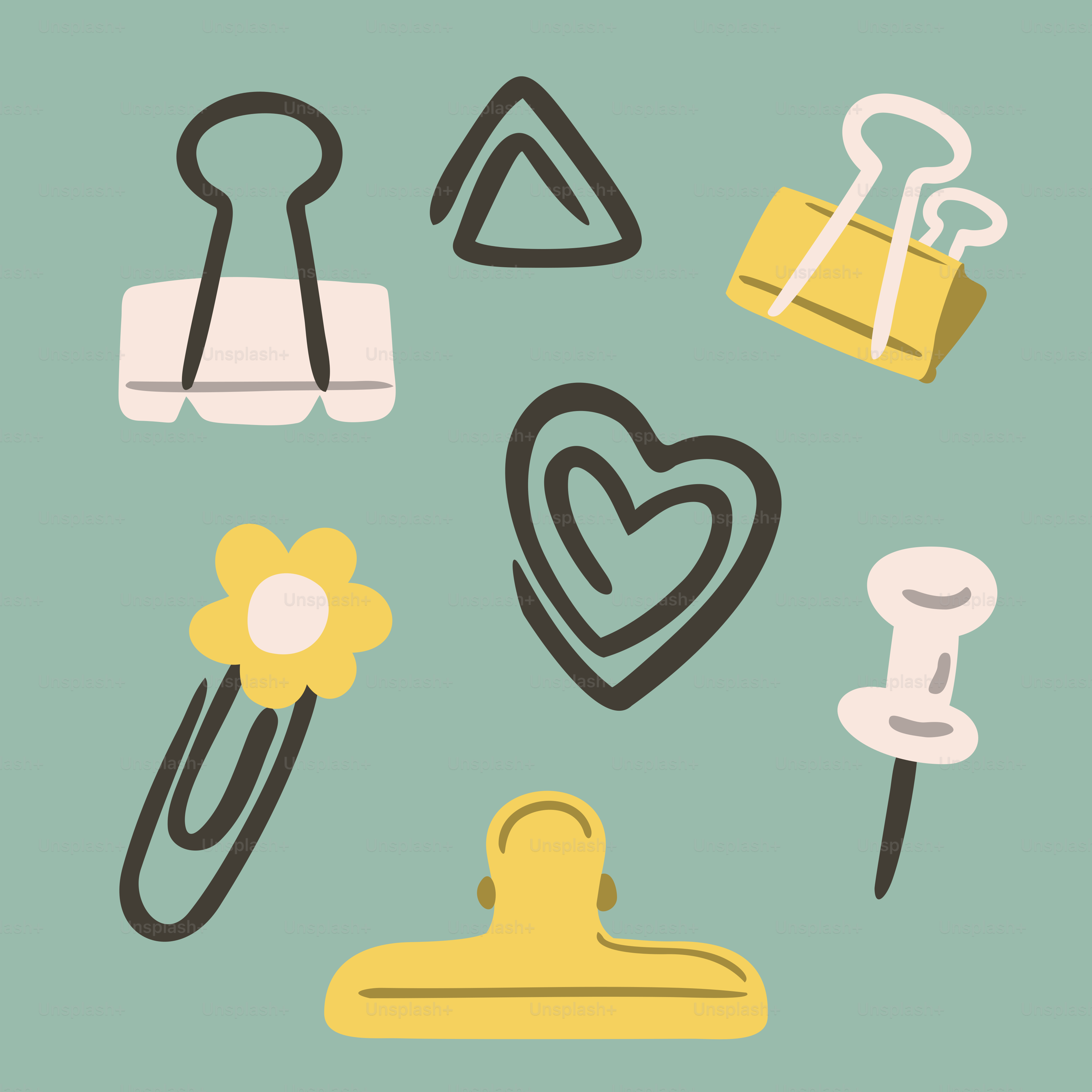 A bunch of different items that are on a table