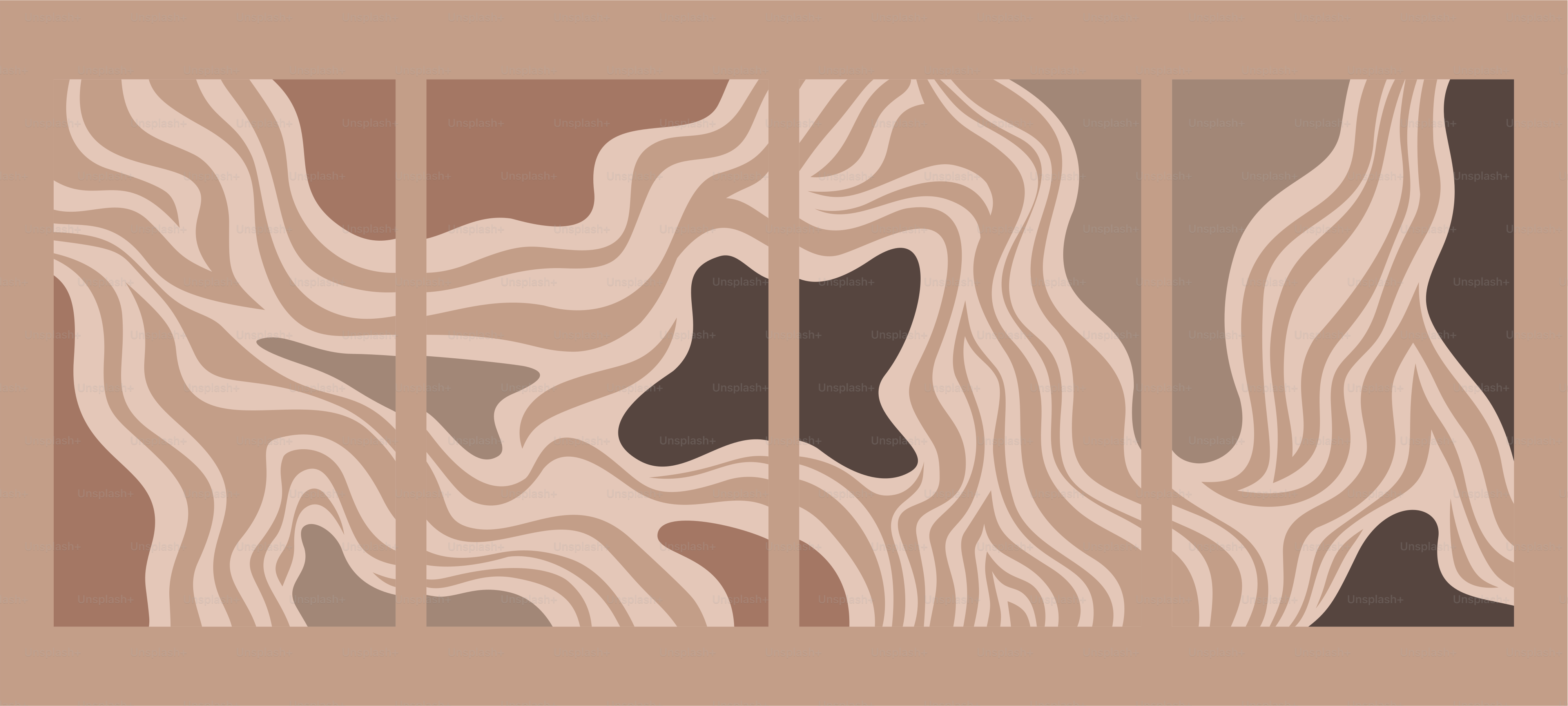 A picture of a wall with a zebra pattern on it