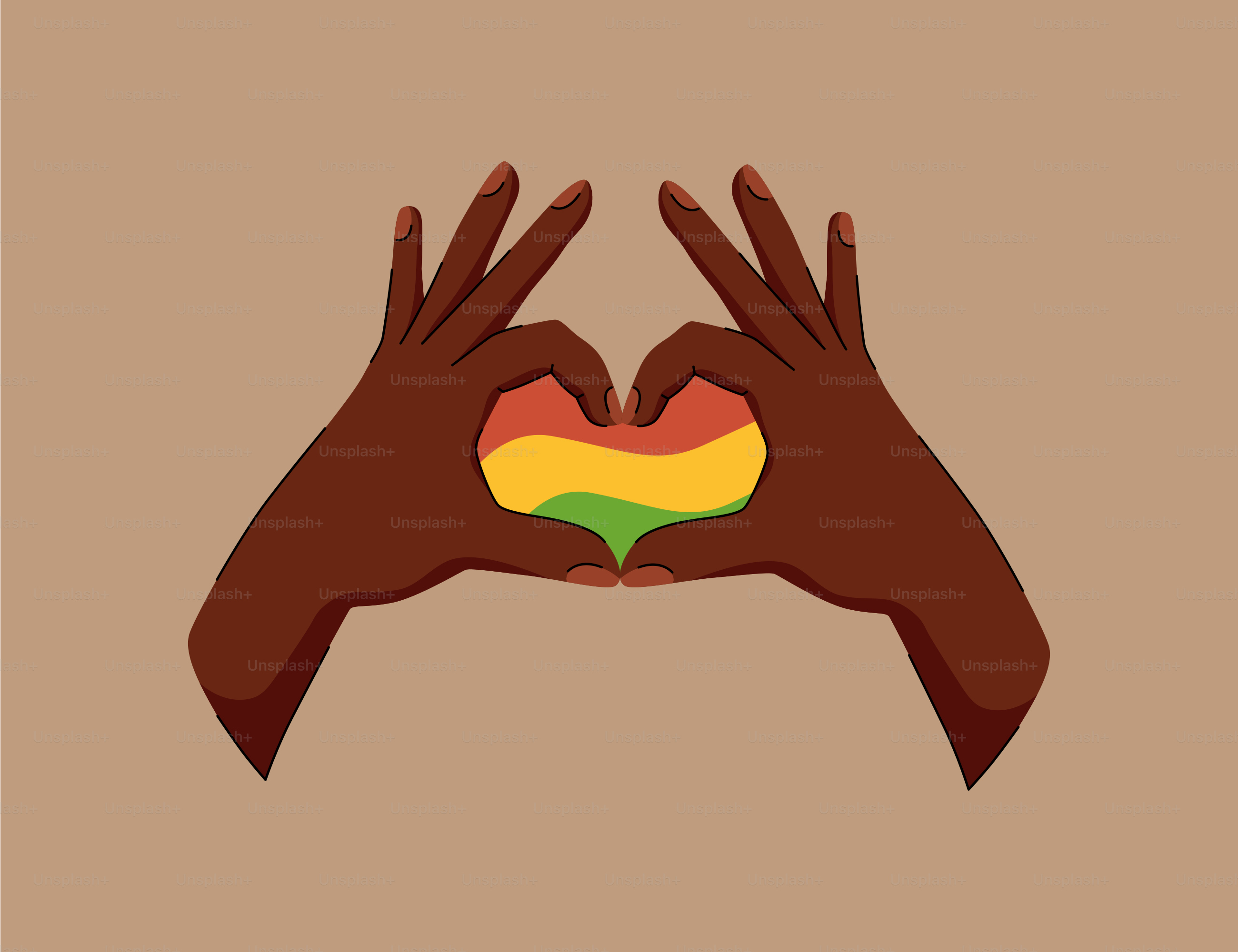 A picture of two hands holding a ball