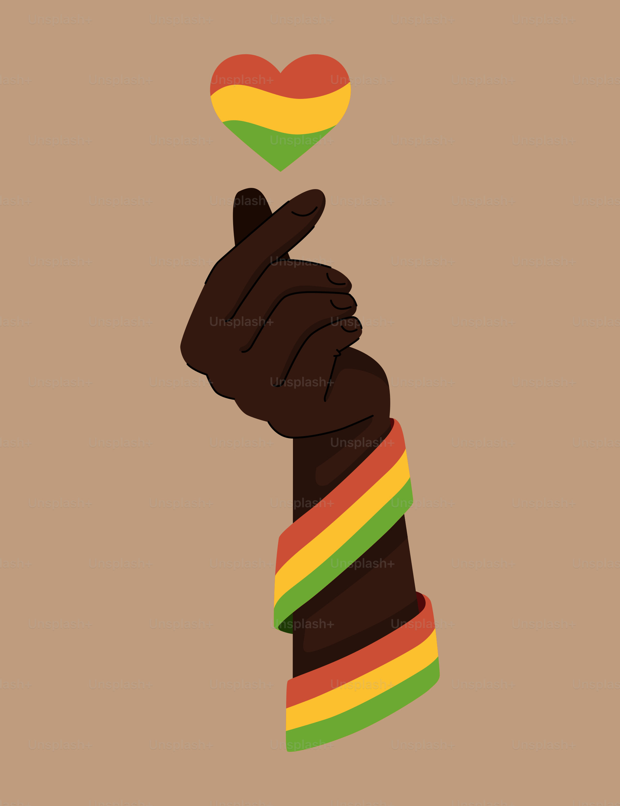 A hand holding a ball in the shape of a heart