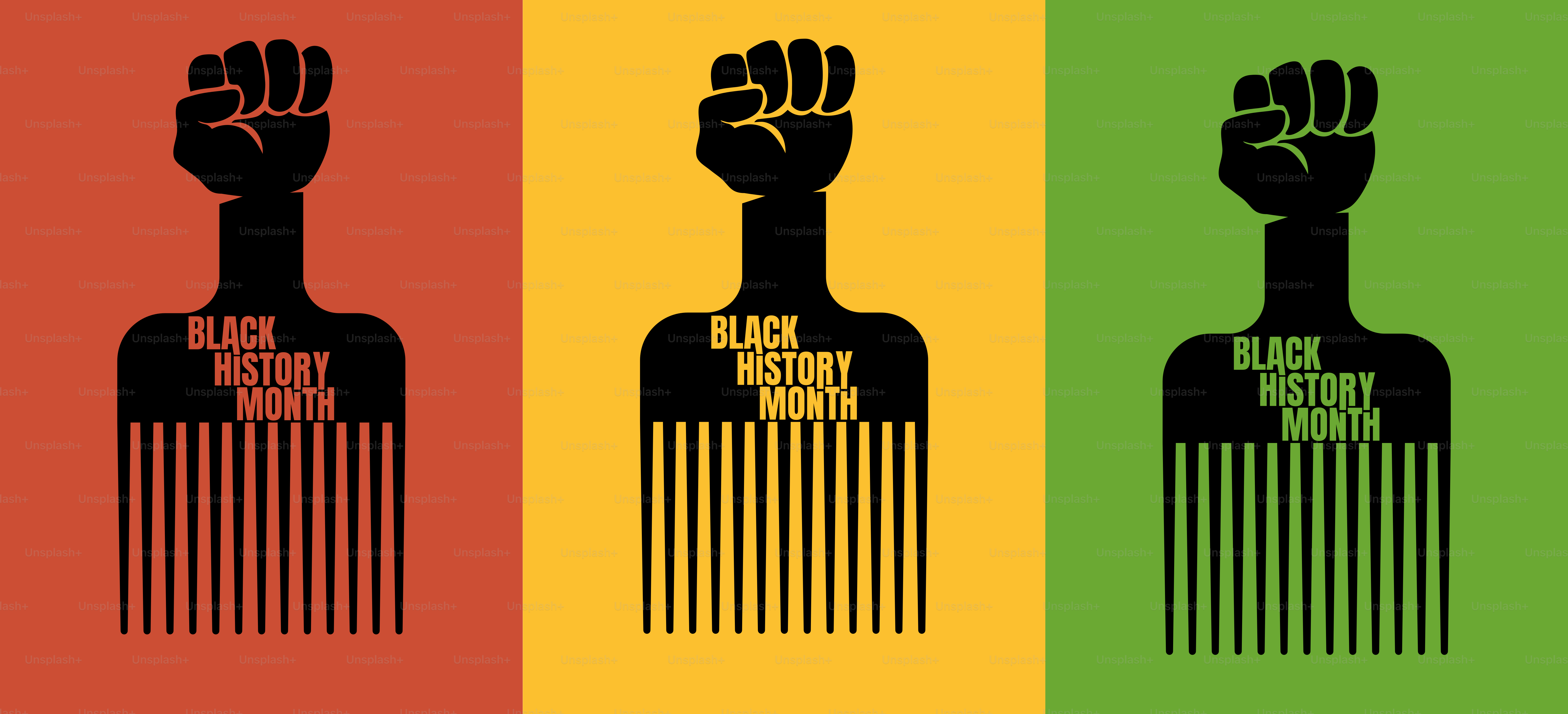 A poster with a hand holding a comb of hair