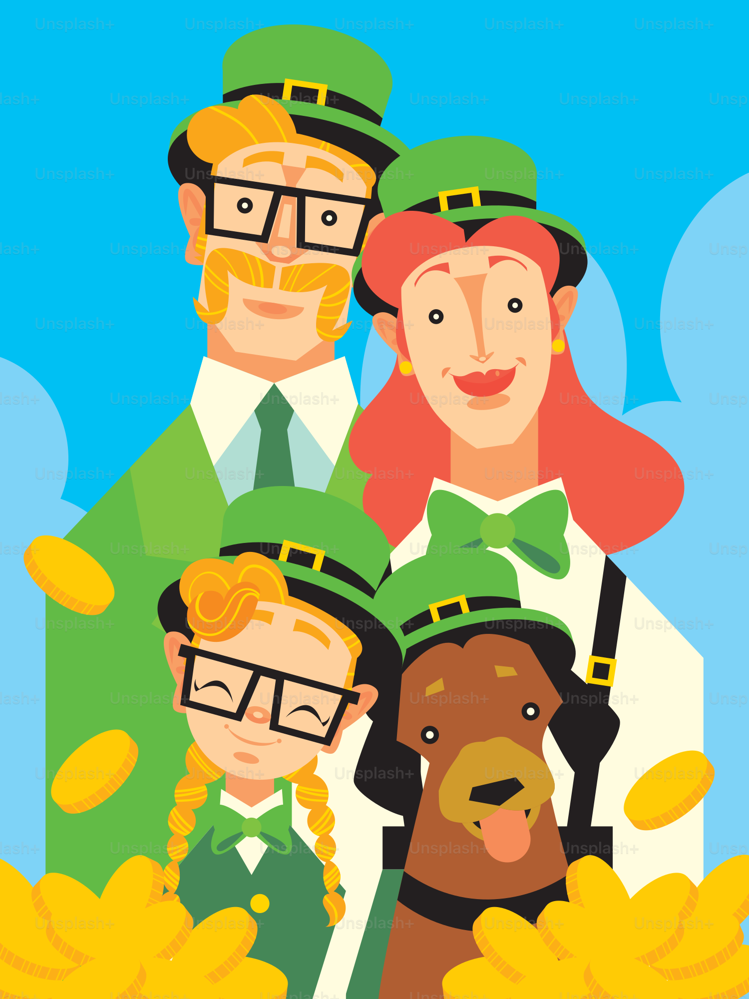 A group of people standing next to each other