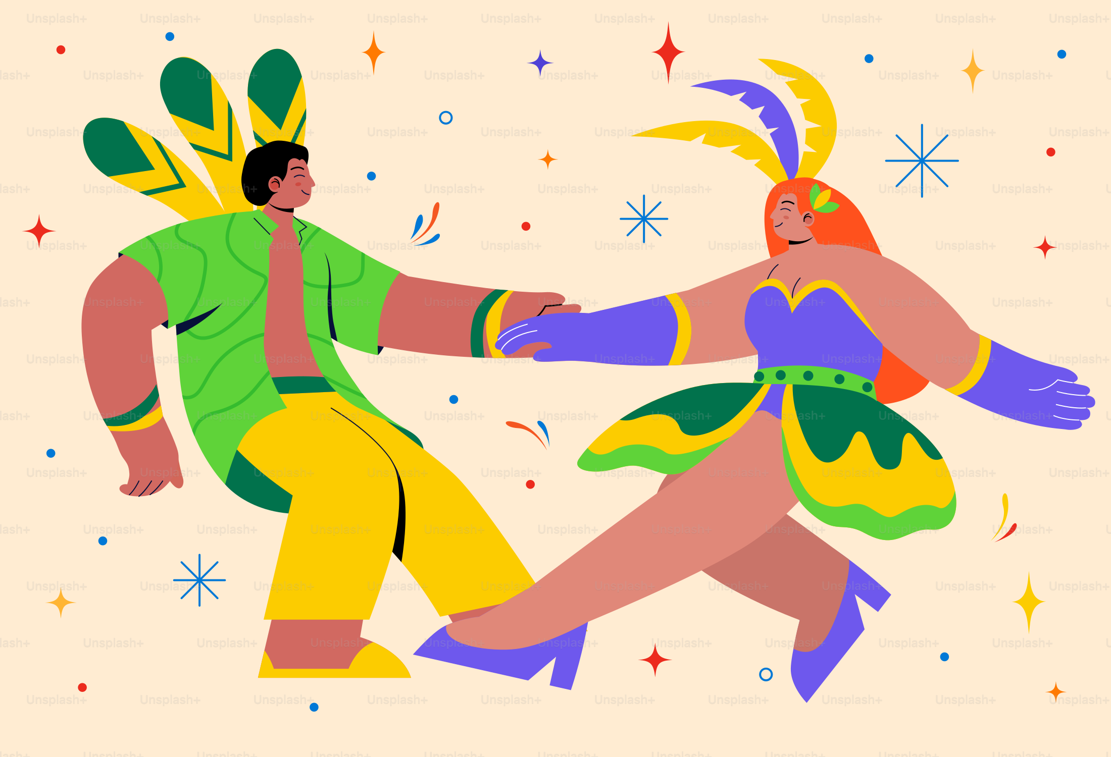 Un paio di persone che ballano insieme