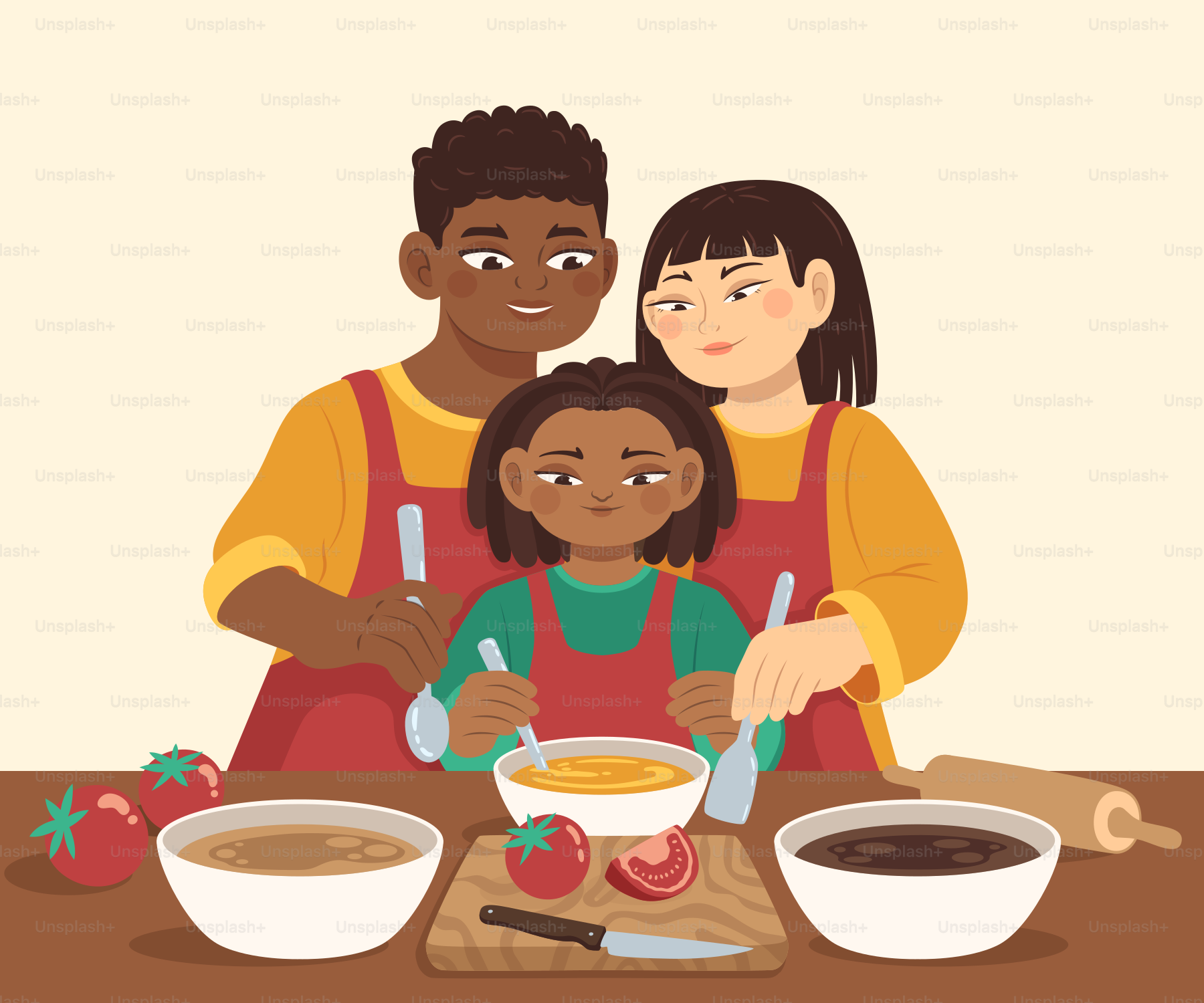 A man and a woman are preparing a meal together