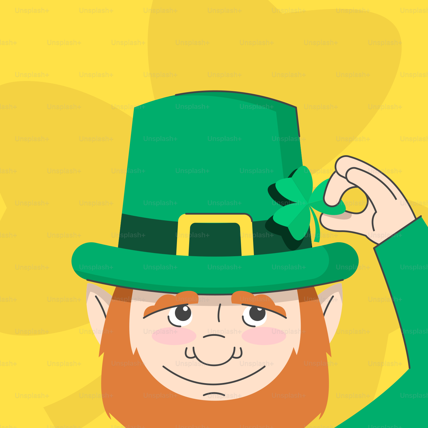 A man with a beard and a green hat