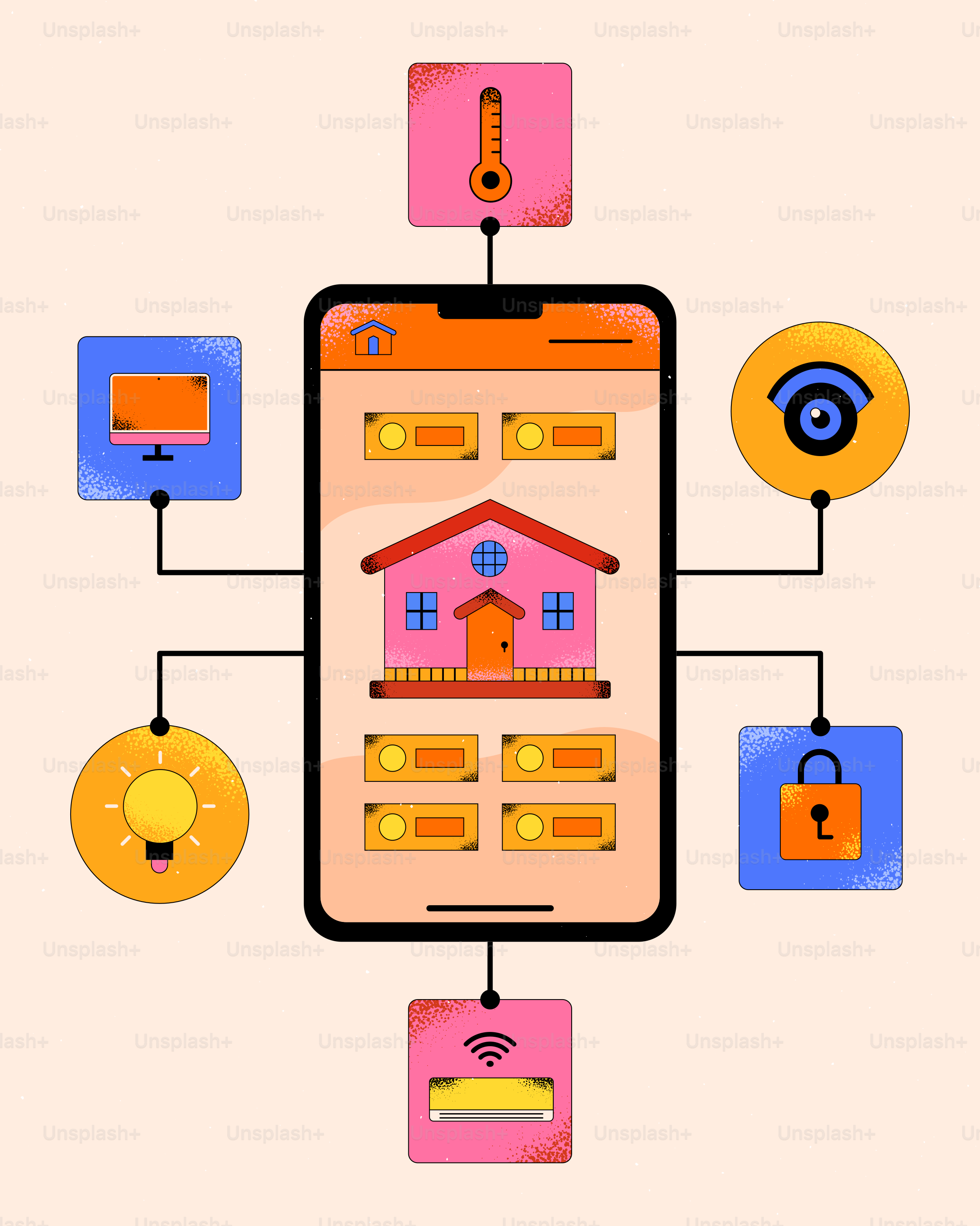 화면에 집이 나오는 휴대폰