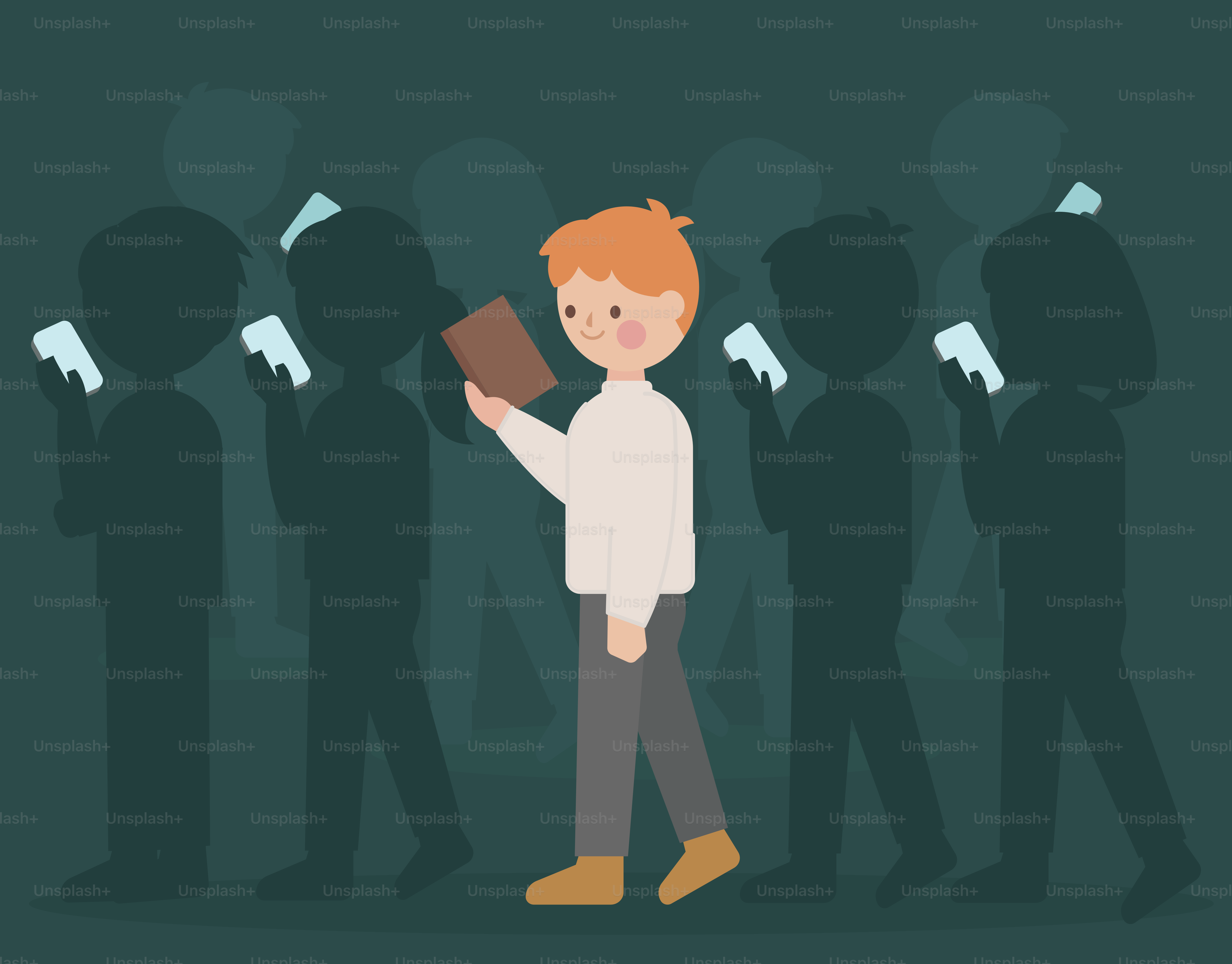 A man standing in front of a group of people