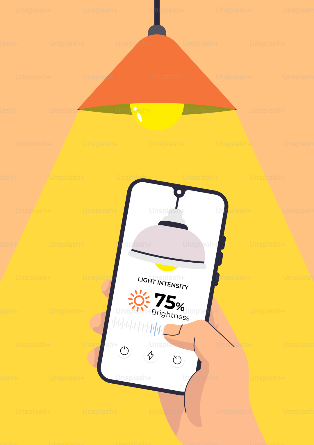 A person holding a cell phone in their hand