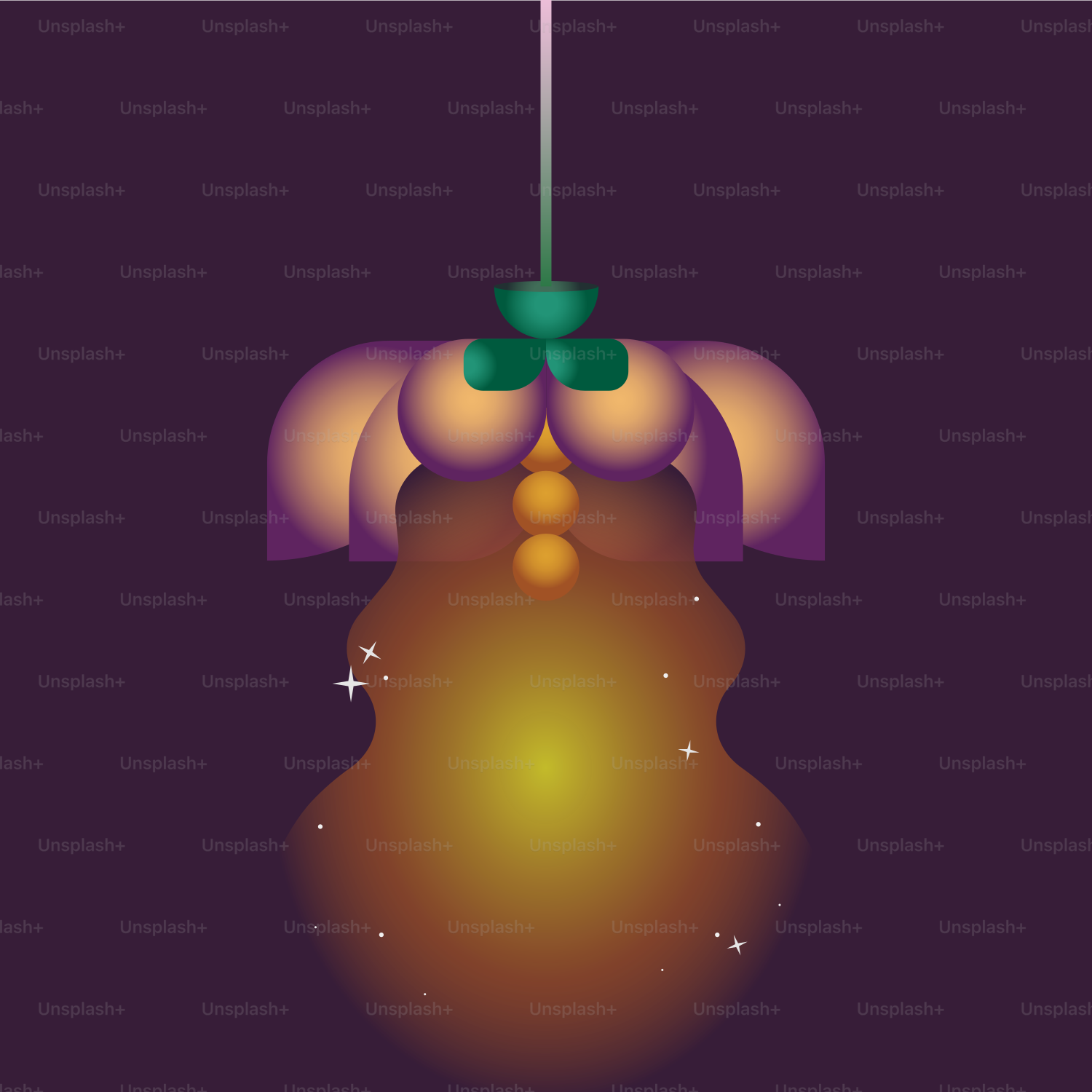 A christmas ornament with a green bow hanging from it