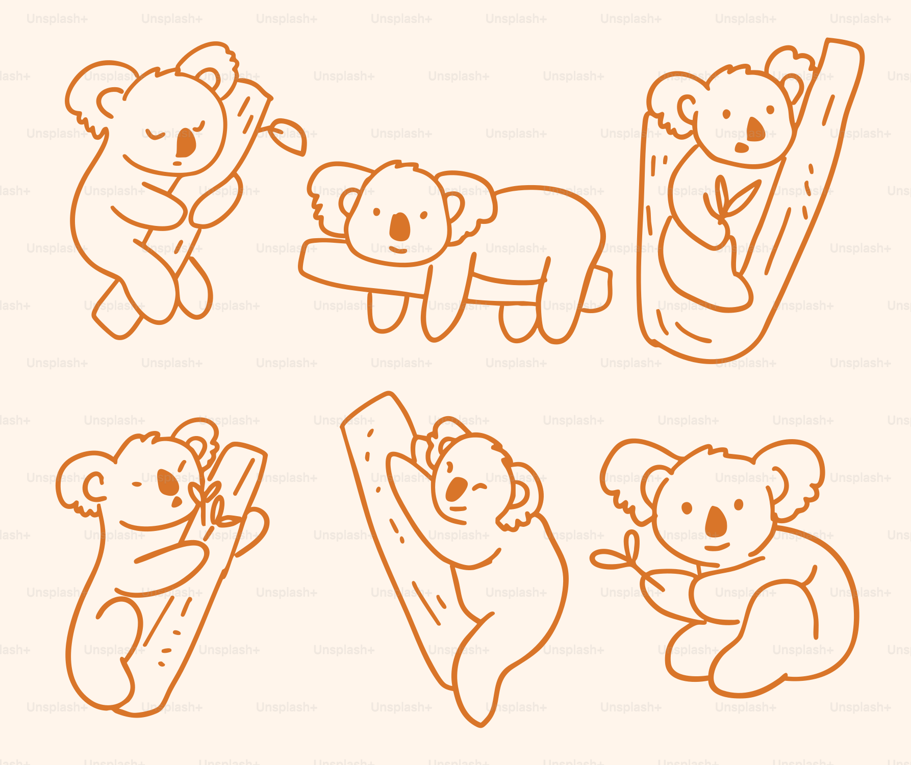 A drawing of a teddy bear sleeping on a pillow