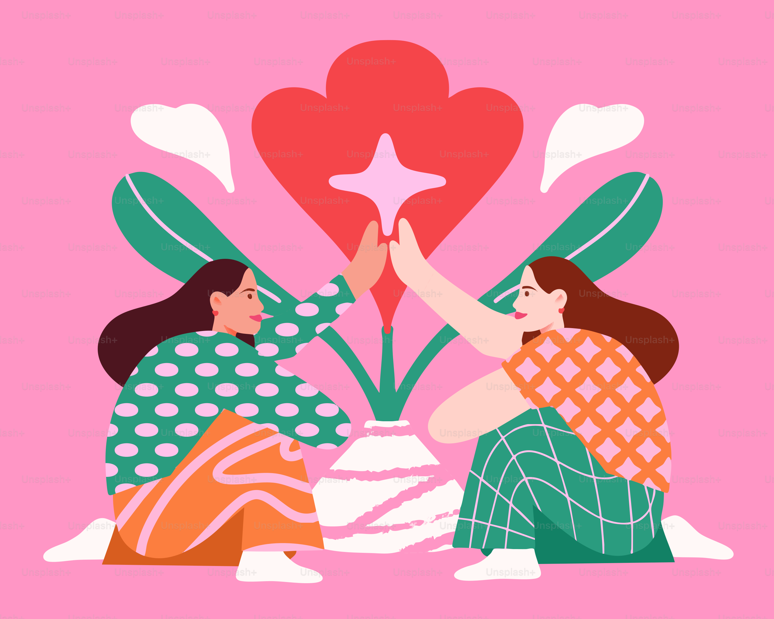 Deux femmes assises côte à côte