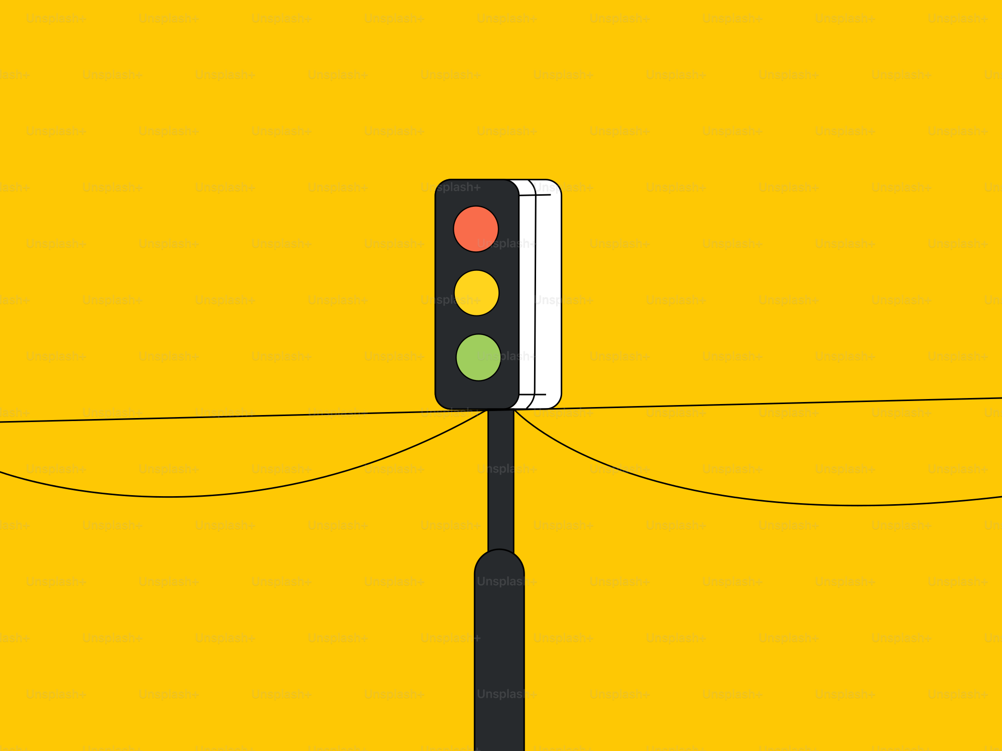 A traffic light sitting on the side of a road