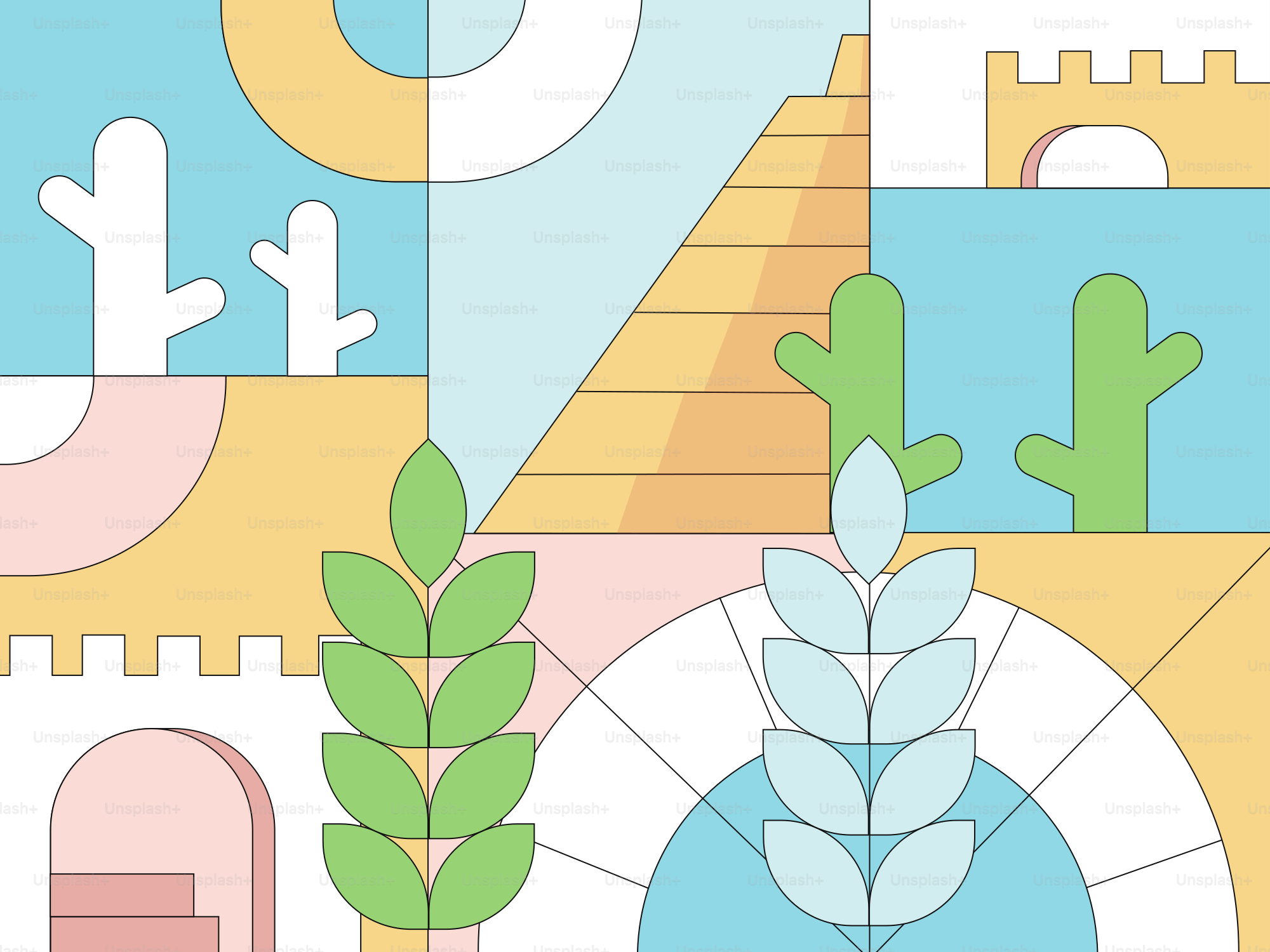 A picture of a building with a tree in front of it